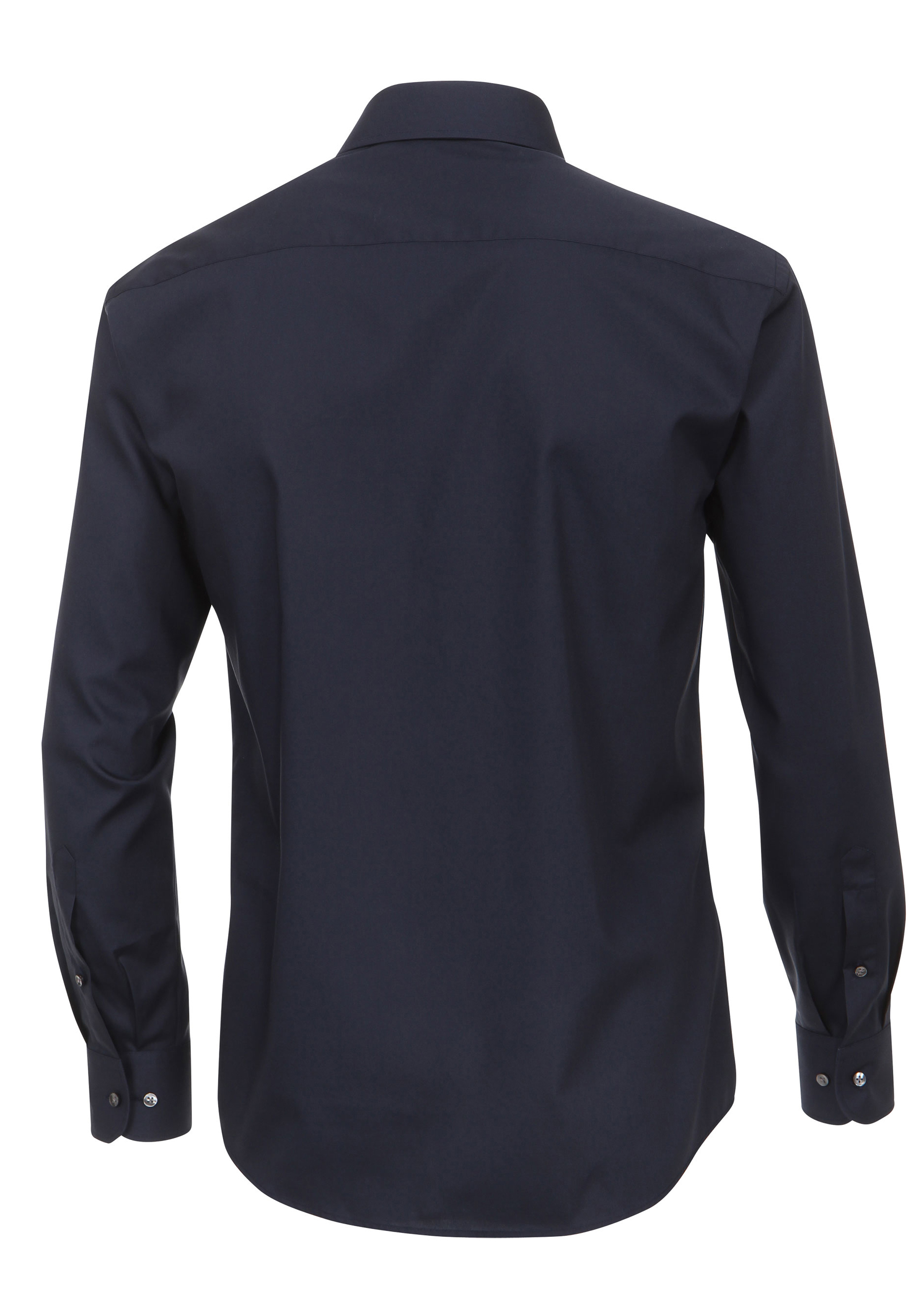 Redmond modern fit overhemd, nachtblauw    