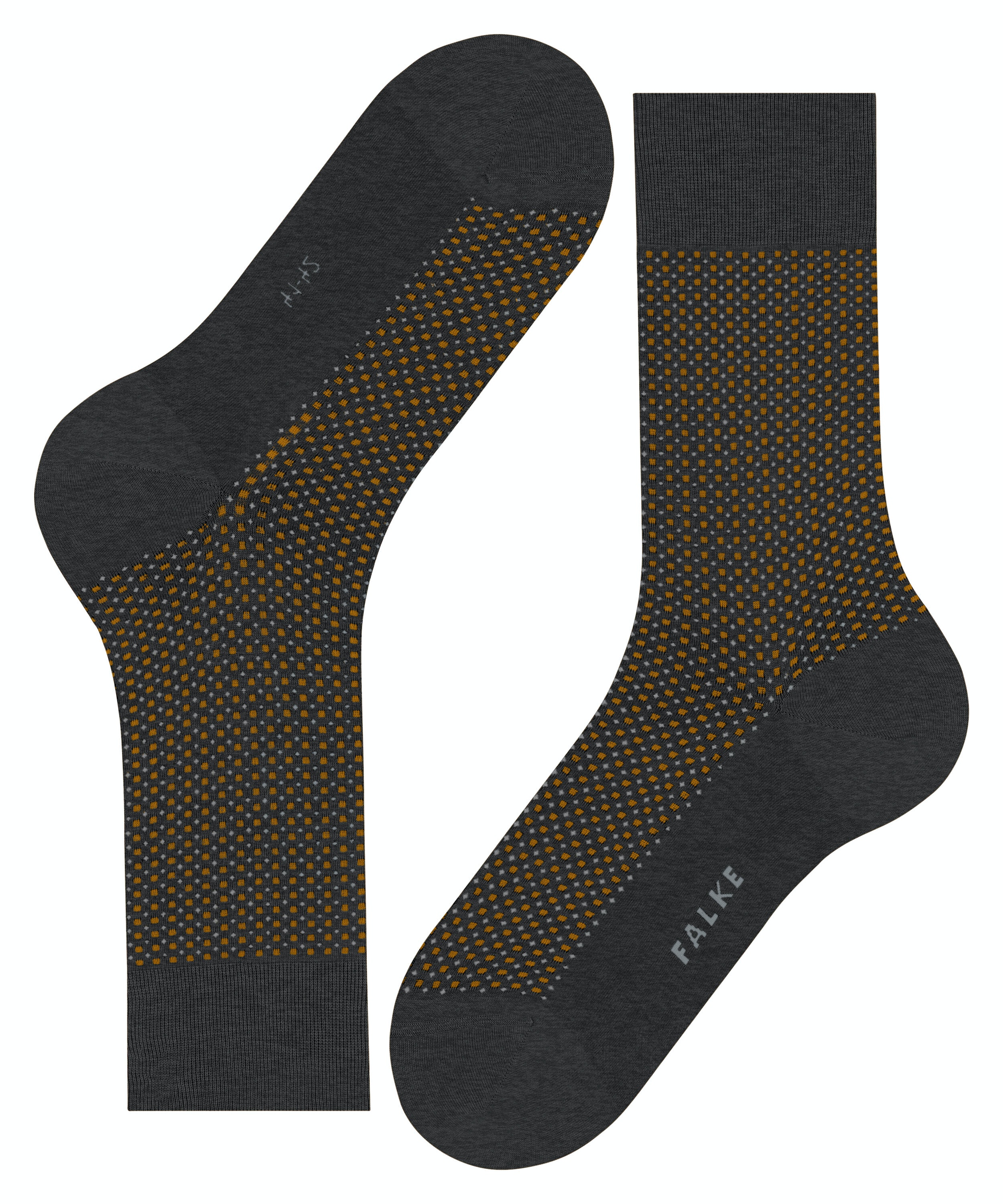 FALKE Uptown Tie herensokken, antraciet (anthracite mel.)