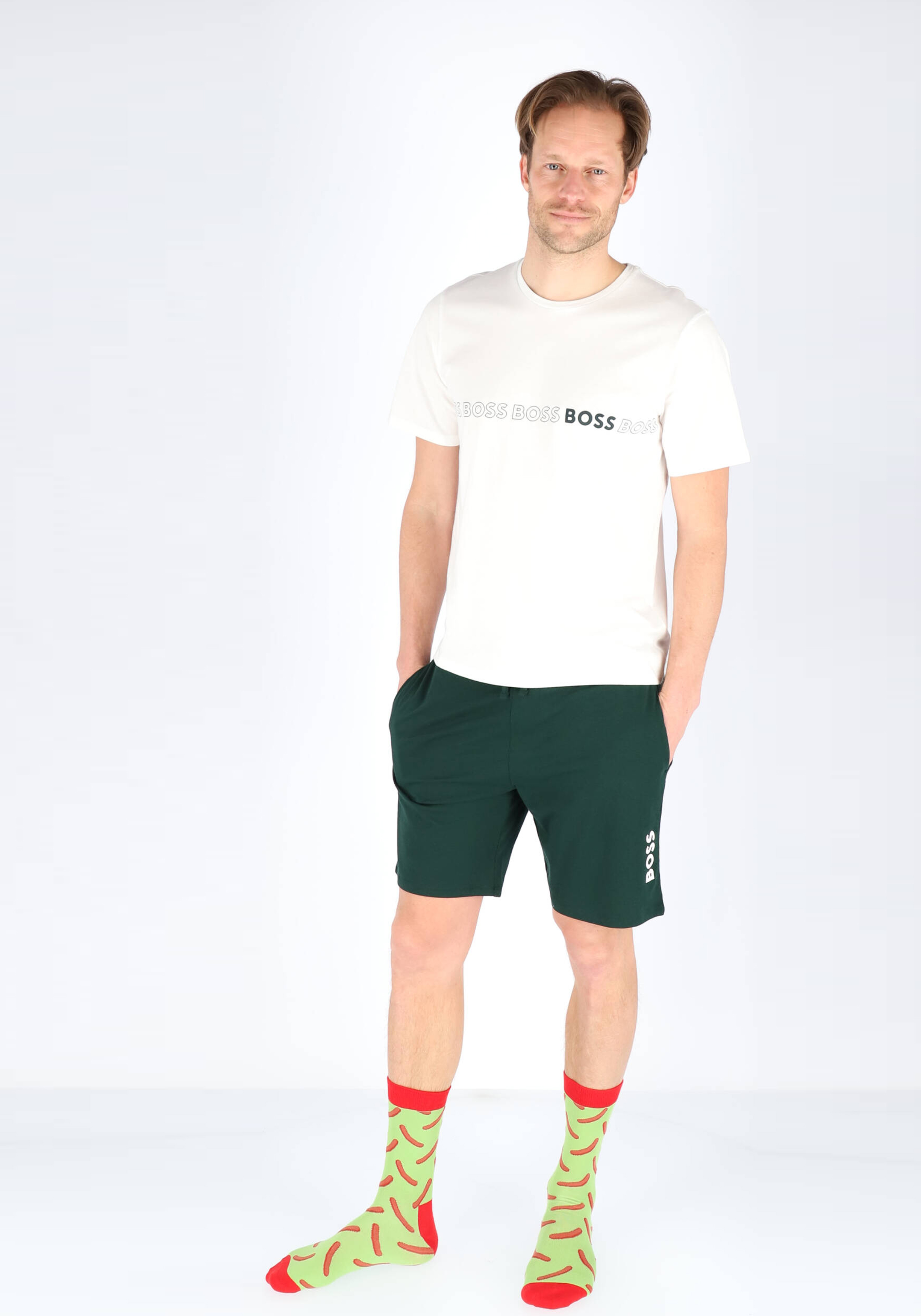 HUGO BOSS Fresh Short Set, heren shortmama set