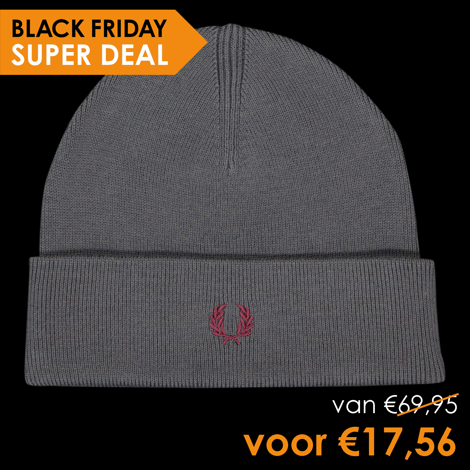 Fred Perry muts van 69,95 voor 17,56