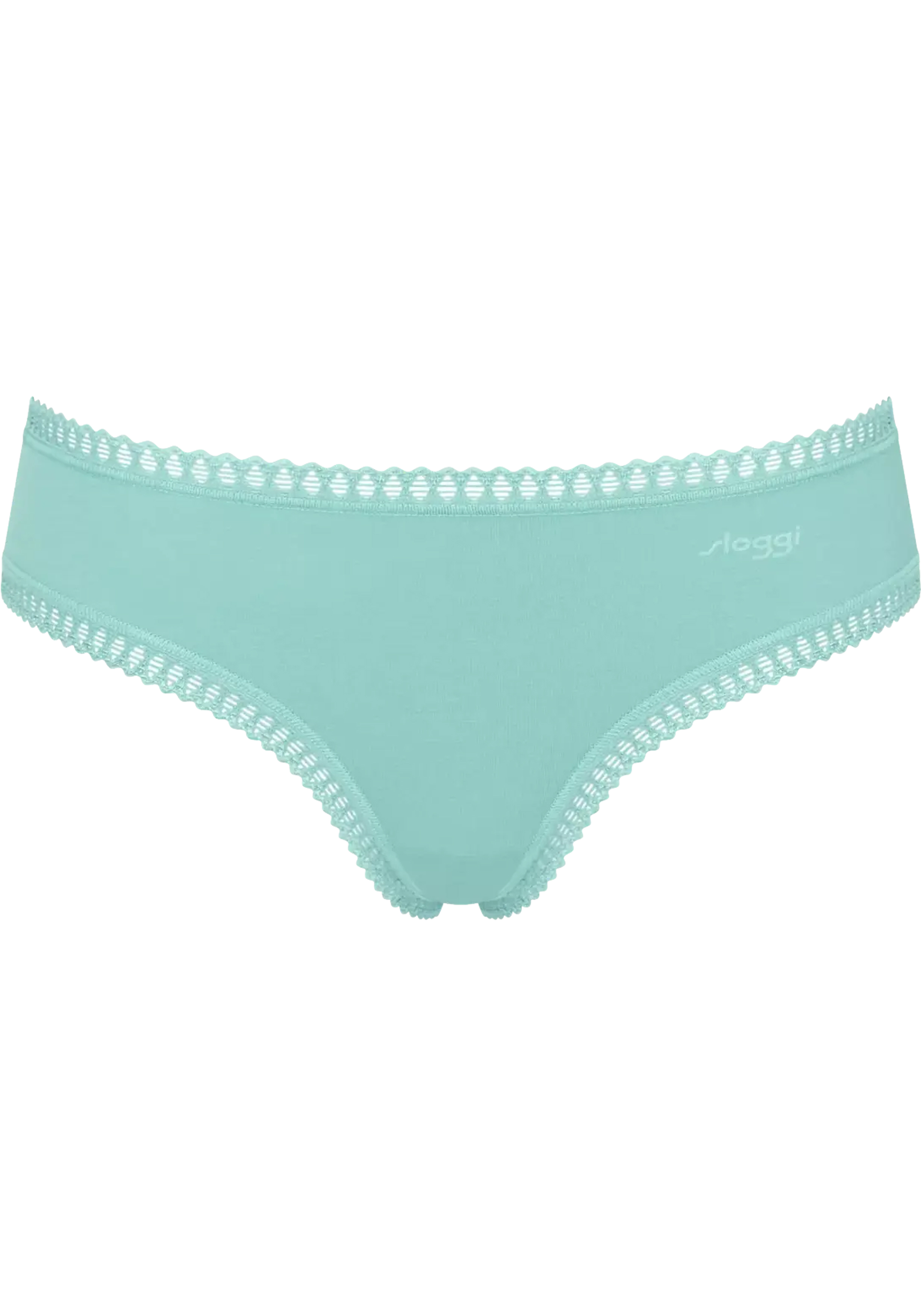 Sloggi Women GO Crush Hipster (3-pack), dames slip, lichtgroen, turquoise, print