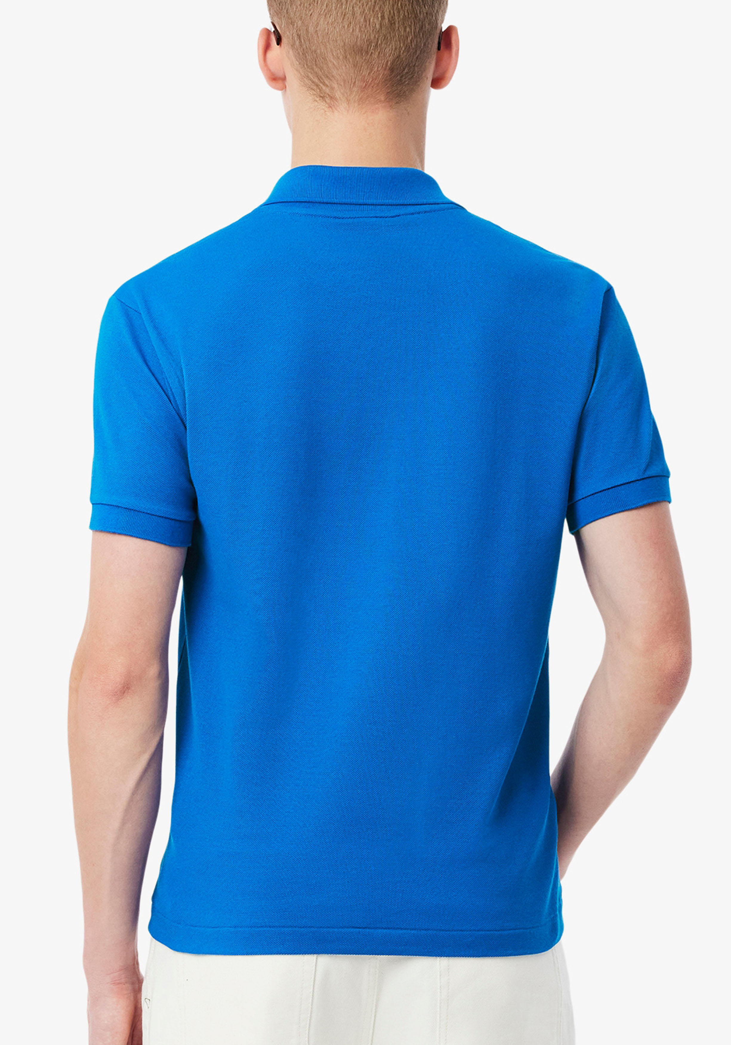 Lacoste Classic Fit polo, kobaltblauw