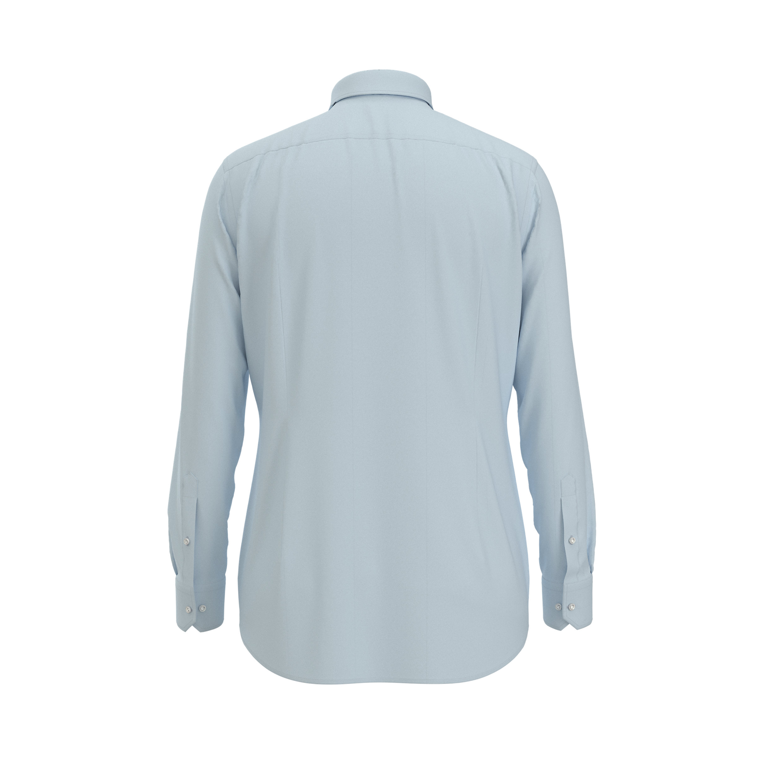 BOSS Hays slim fit overhemd, popeline, blauw