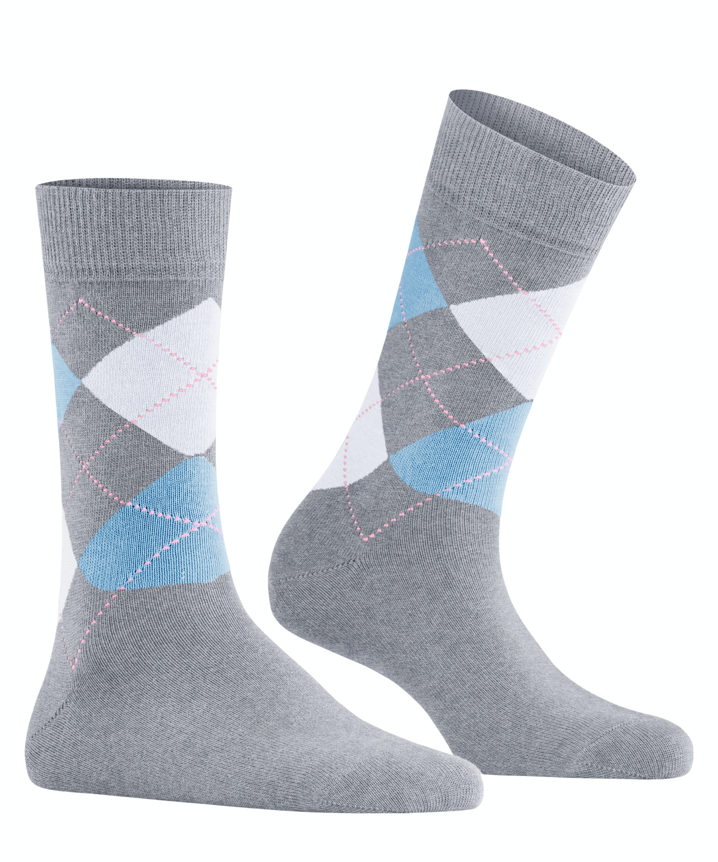 Burlington Queen damessokken, blauw (arctic mel.)