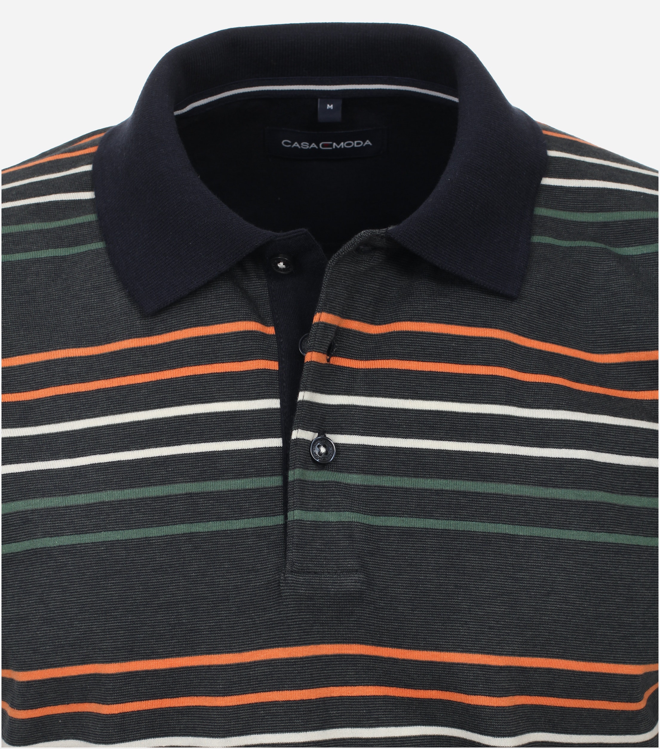CASA MODA comfort fit heren polo, groen