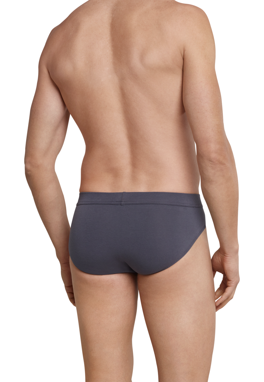 SCHIESSER Ebony slip (1-pack), heren rio slip antraciet
