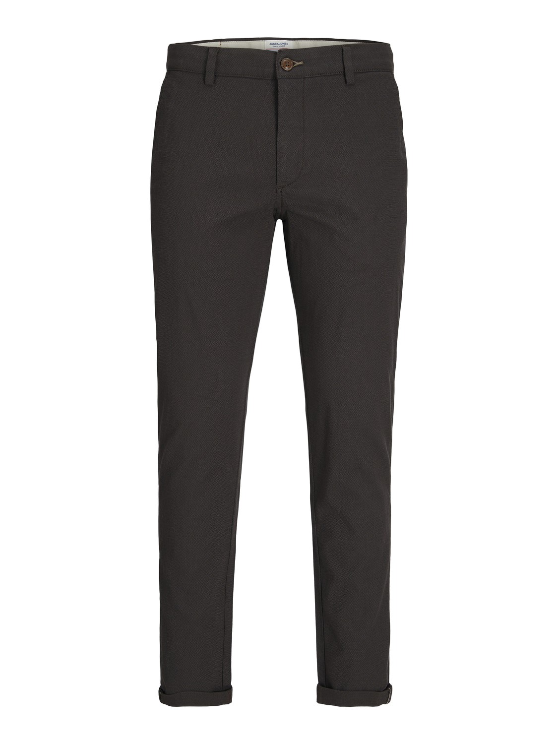 JACK & JONES Marco Fury slim fit, heren chino, donkerbruin