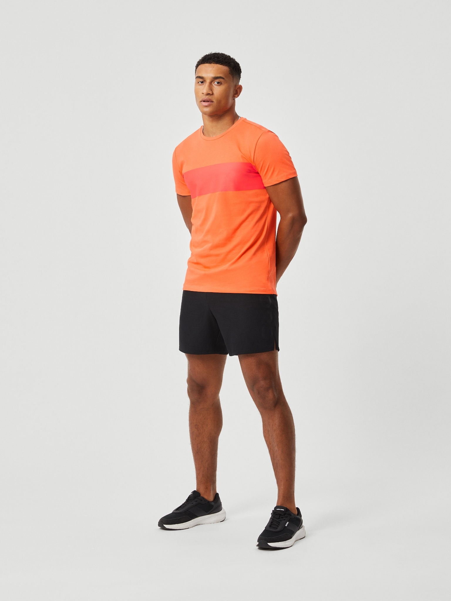 Bjorn Borg T-shirt Stripe, oranje