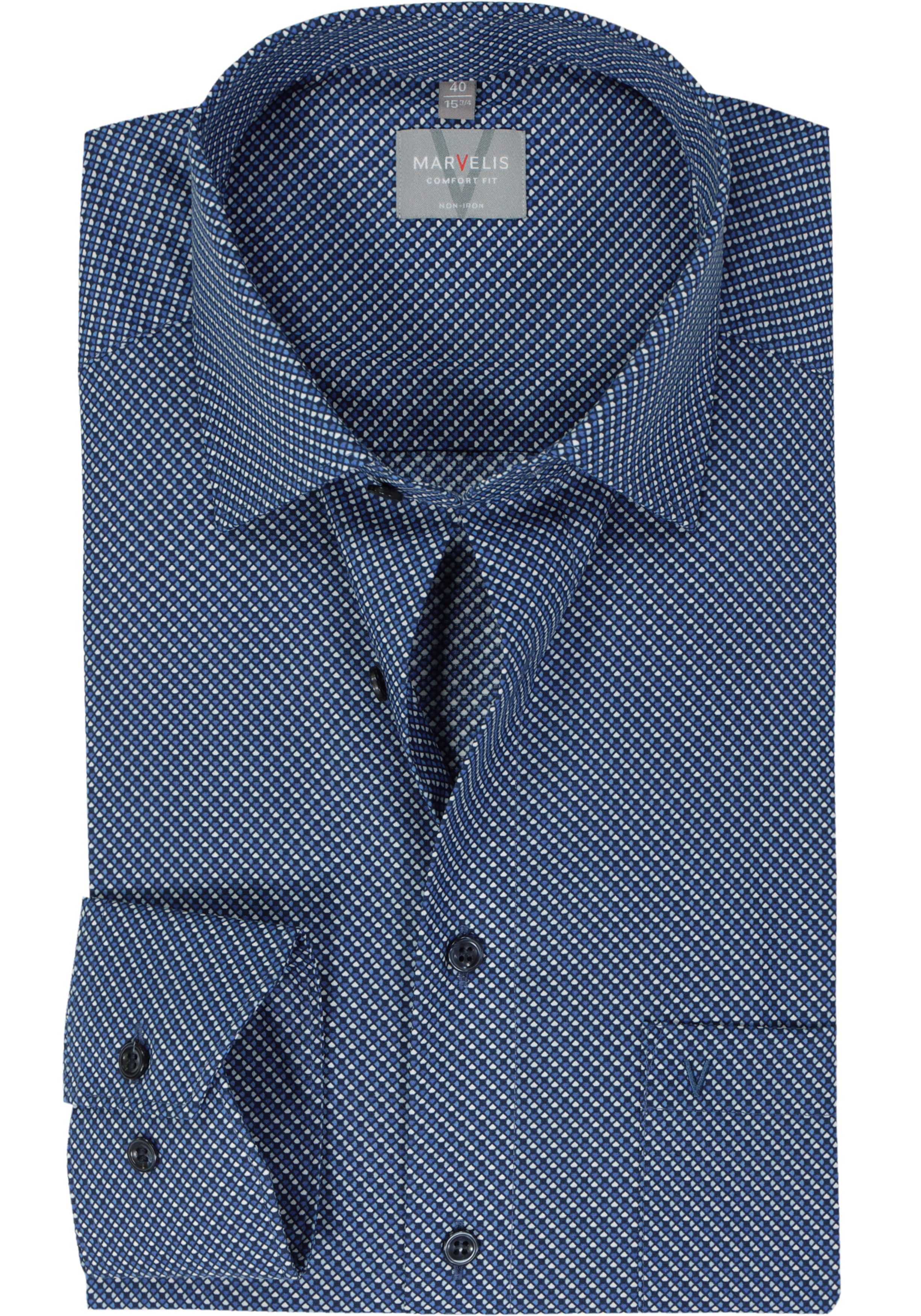 overhemd, business, strijkvrij, kentkraag, lange mouwen, Comfort-Fit overhemd, business, strijkvrij, kentkraag, lange mouwen, Comfort-Fit