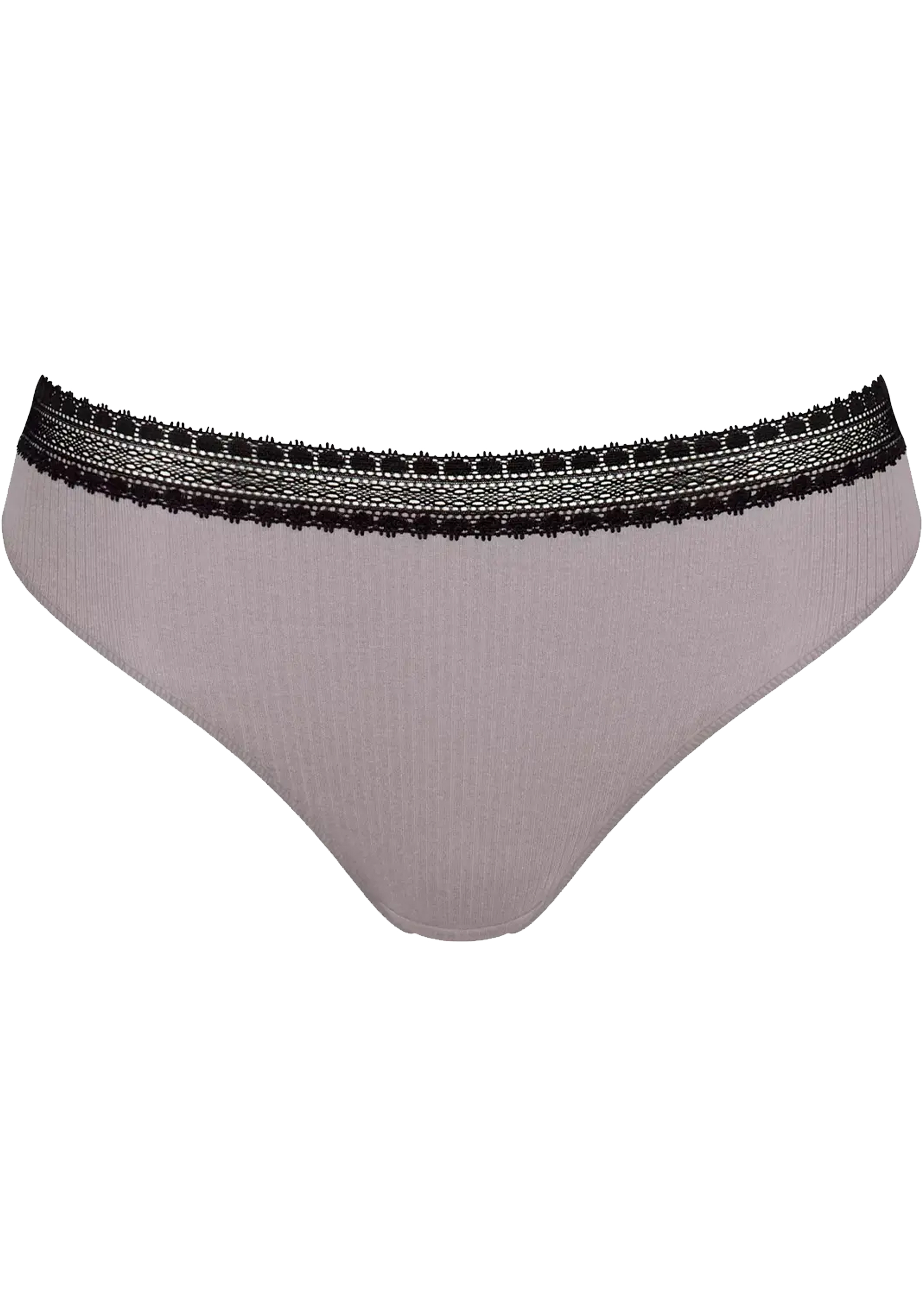 Sloggi Women GO Ribbed R Tai (2-pack), dames slip, zwart
