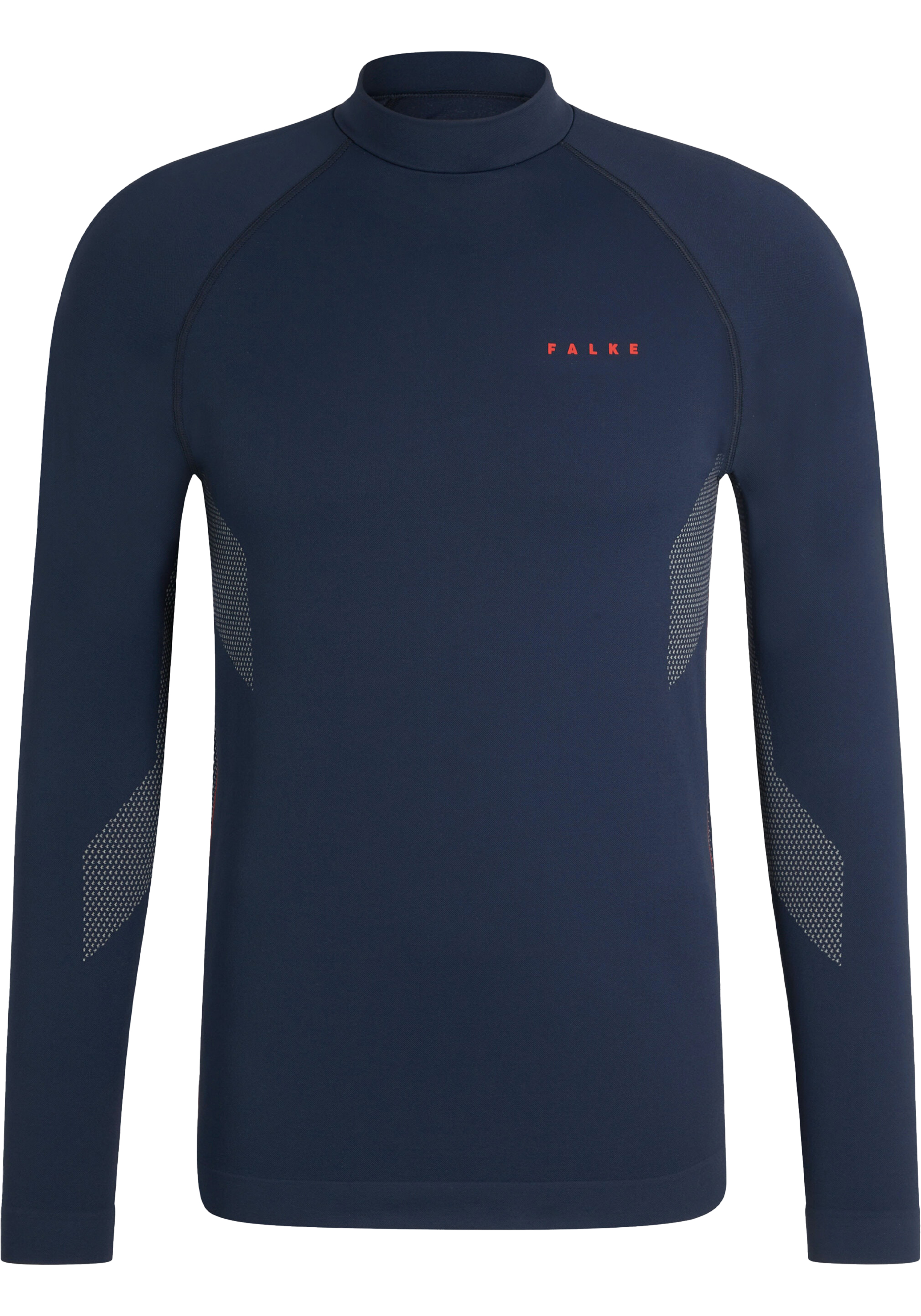 FALKE heren lange mouw shirt Maximum Warm, thermoshirt, blauw (space blue)