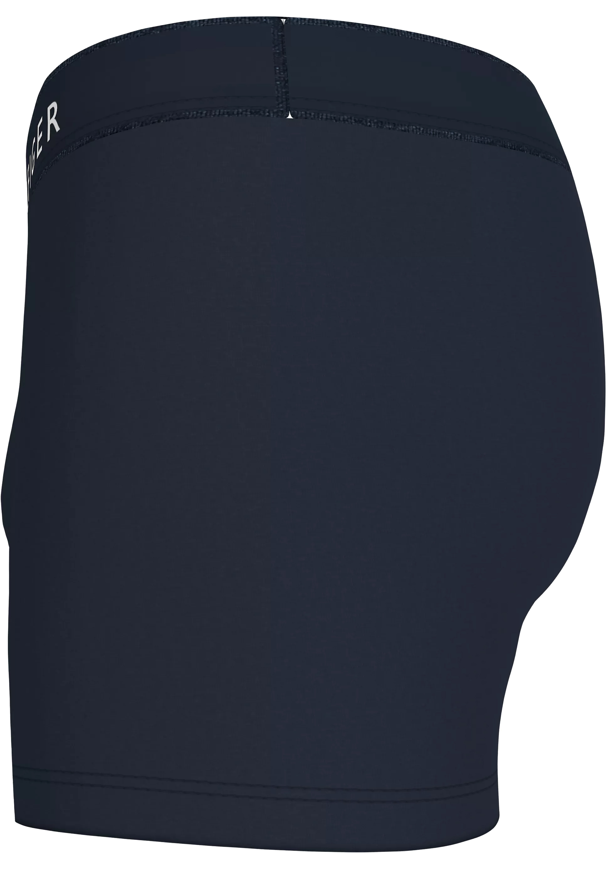 Tommy Hilfiger trunks (5-pack), heren boxers normale lengte, blauw met gekleurde tailleband