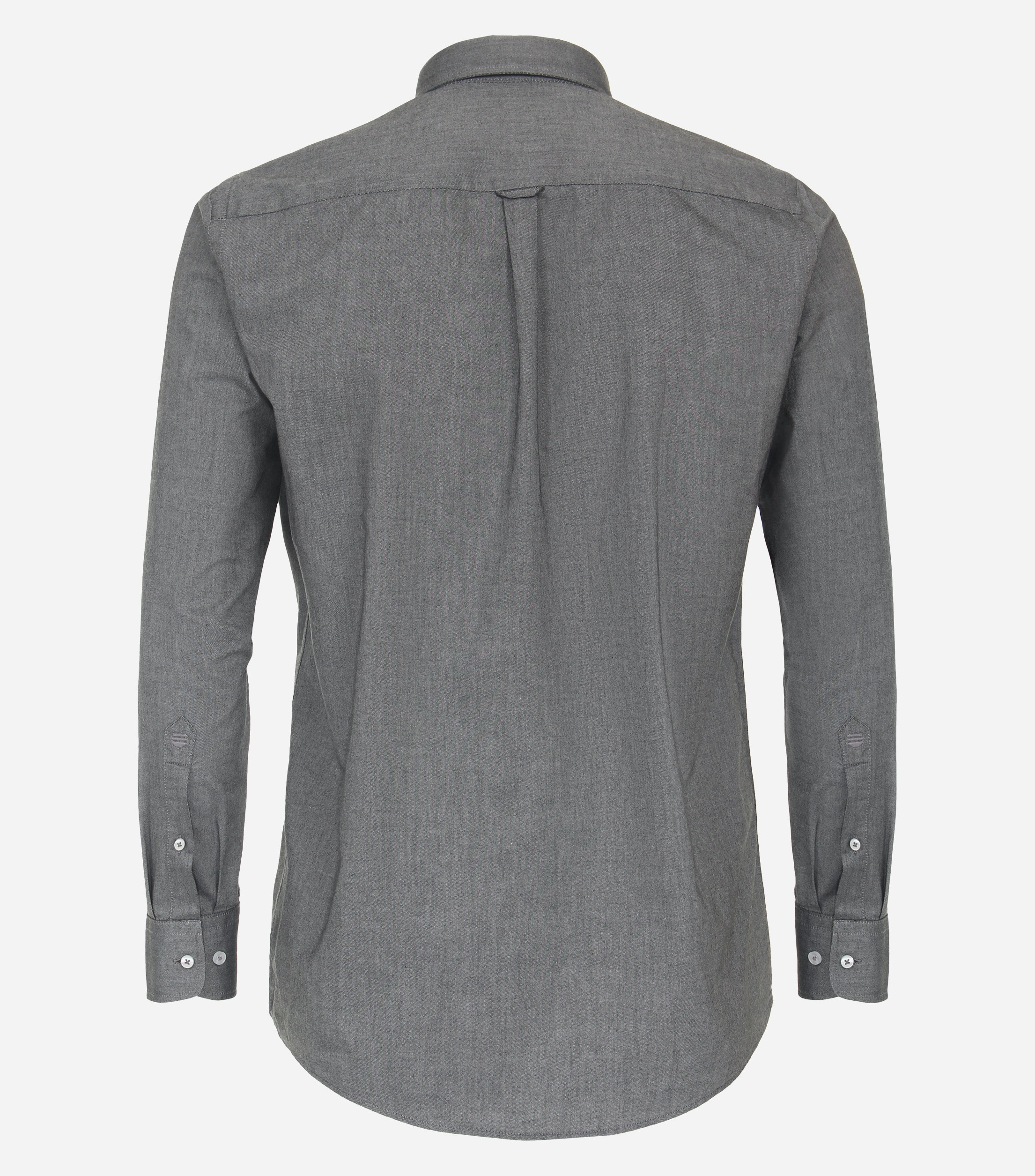 Redmond comfort fit overhemd, popeline, zwart