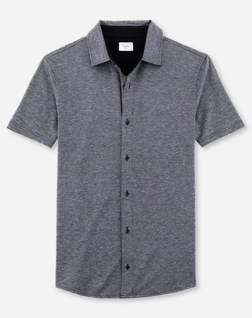 OLYMP Level Five Casual body fit polo, zwart