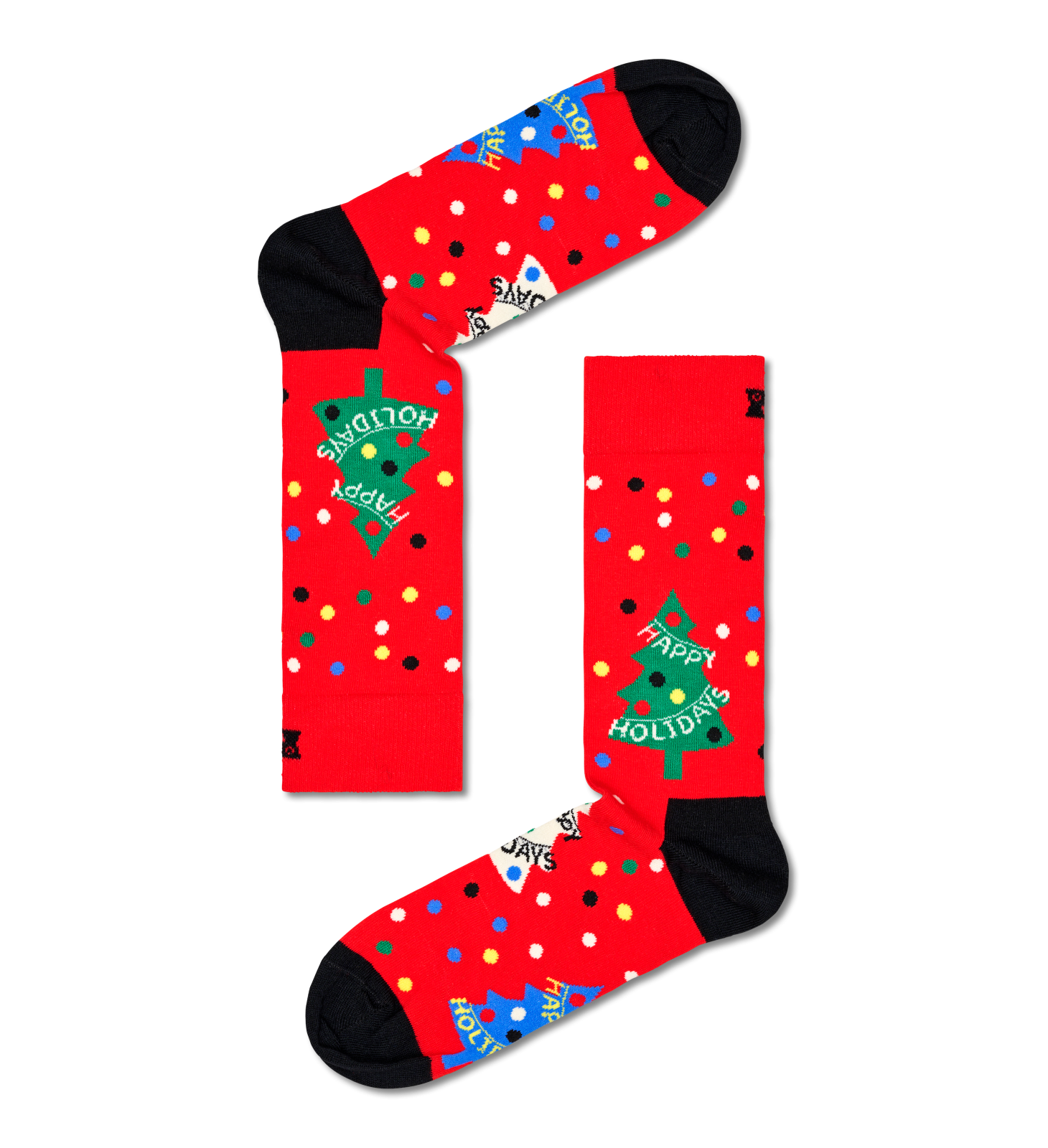 Happy Socks Happy Holidays Socks Gift Set (2-pack), unisex sokken in cadeauverpakking