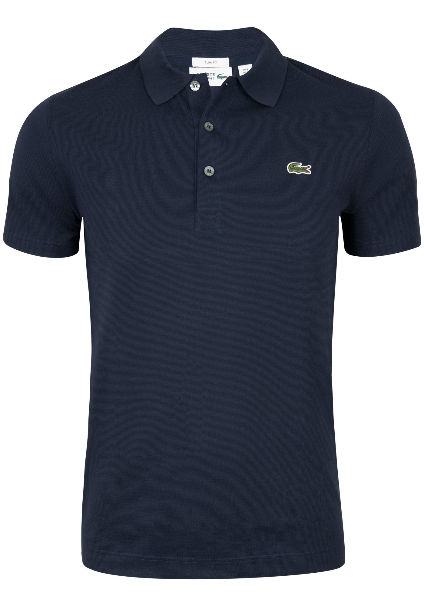 Lacoste Sport polo slim fit, ultra lightweight knit, marine blauw
