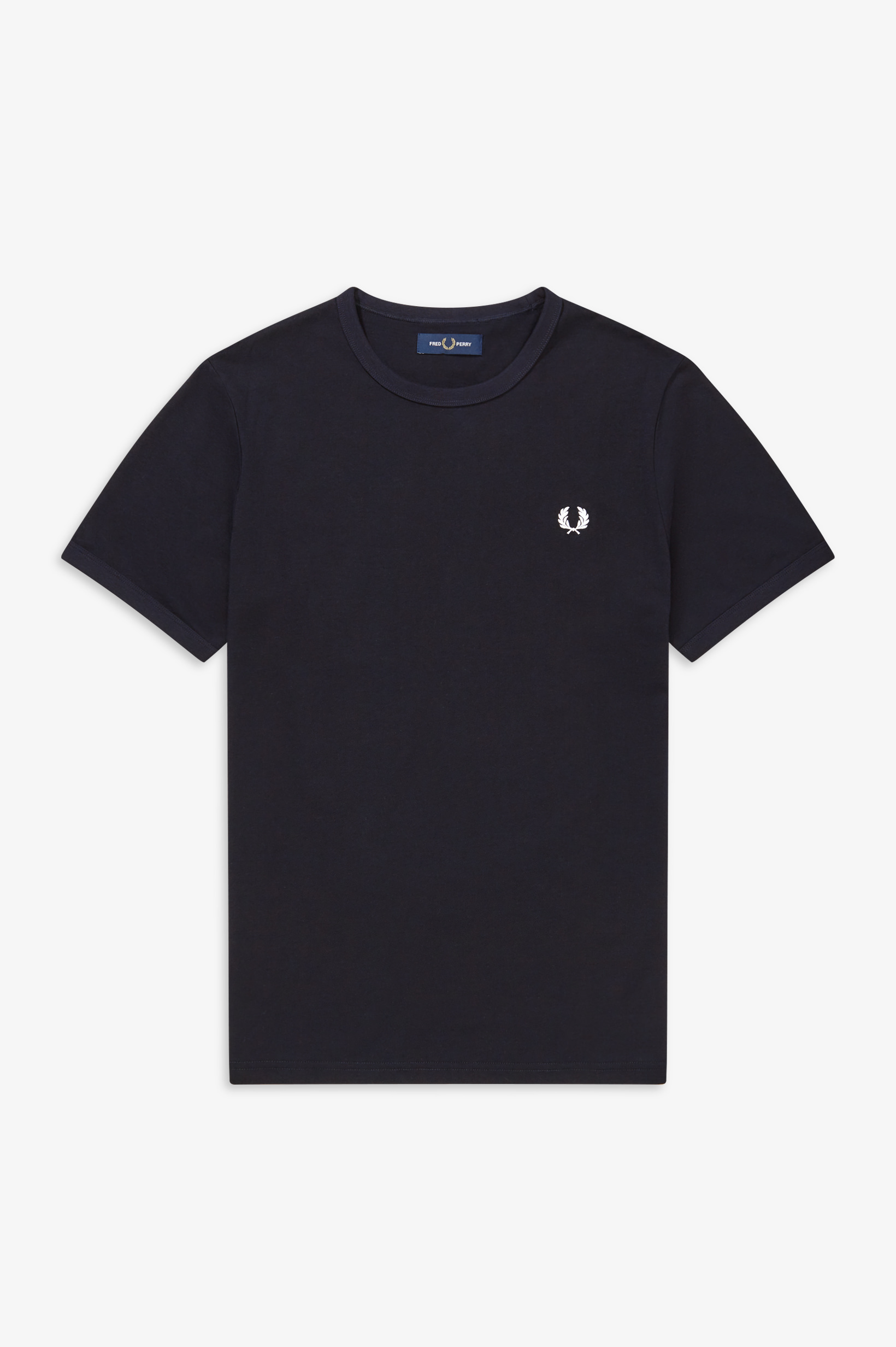 Fred Perry Ringer regular fit T-shirt M3519, korte mouw O-hals, blauw