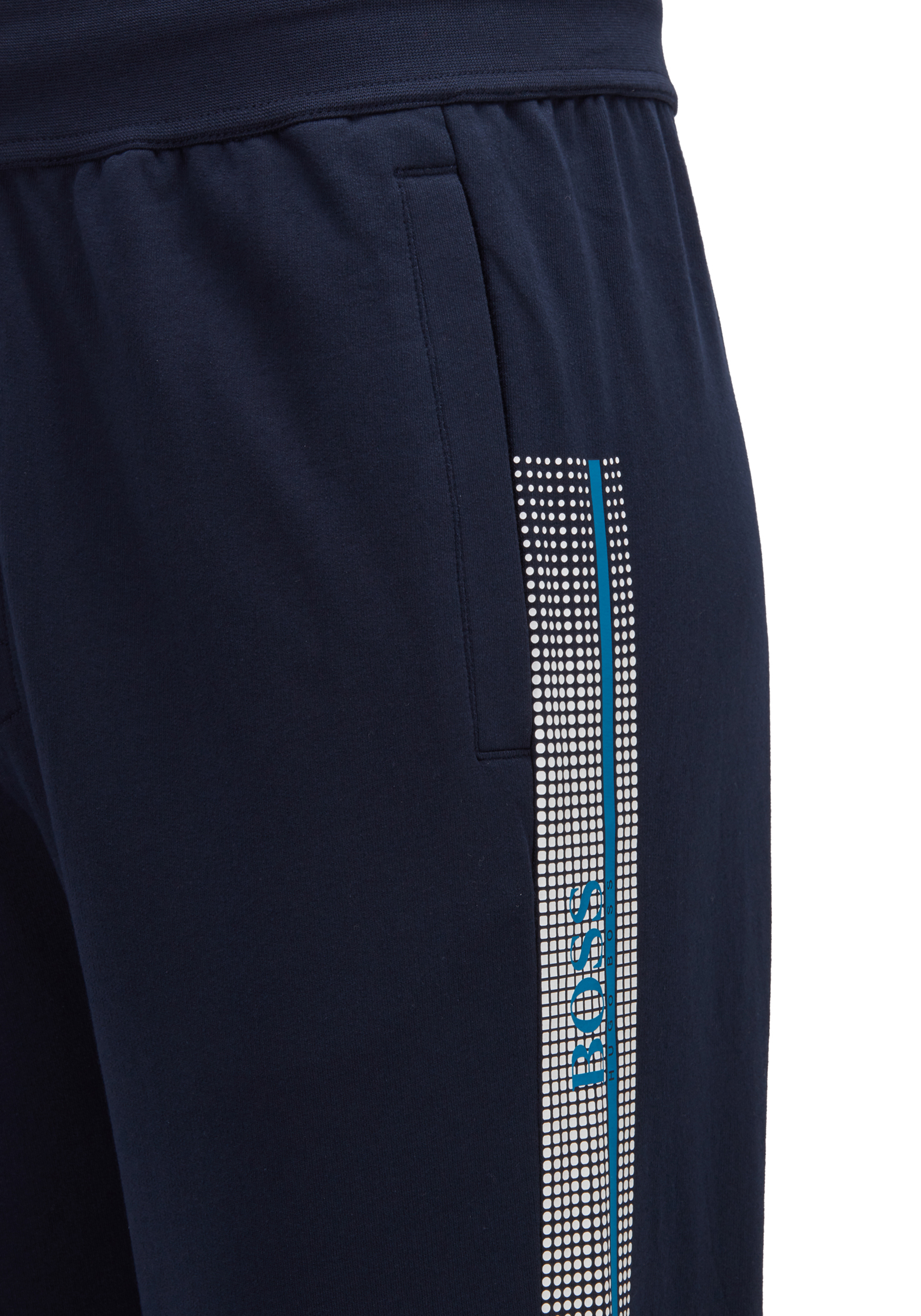 Hugo Boss heren lounge broek (middeldik), donkerblauw