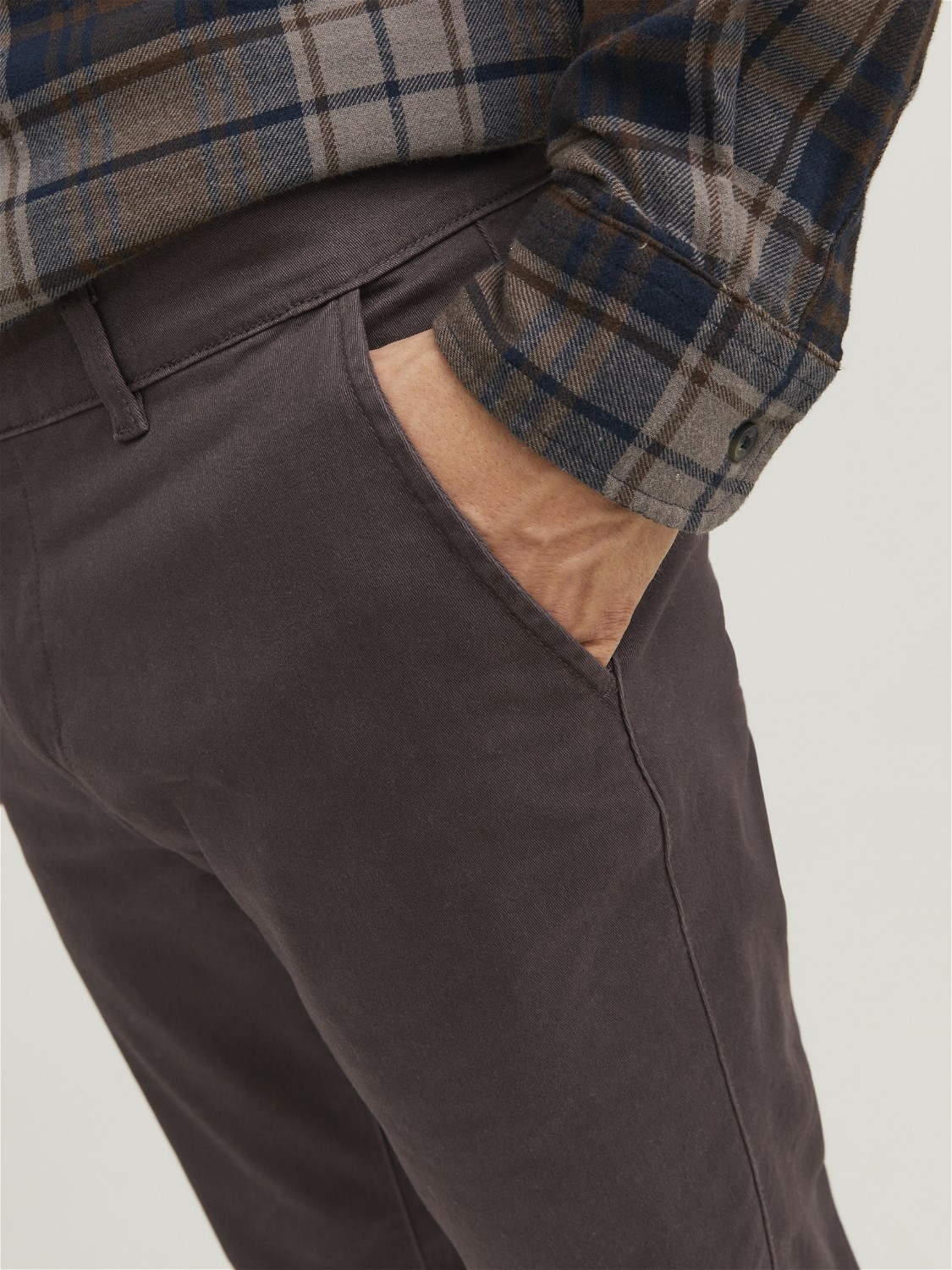 JACK & JONES Marco Dave loose fit, heren chino, bruin