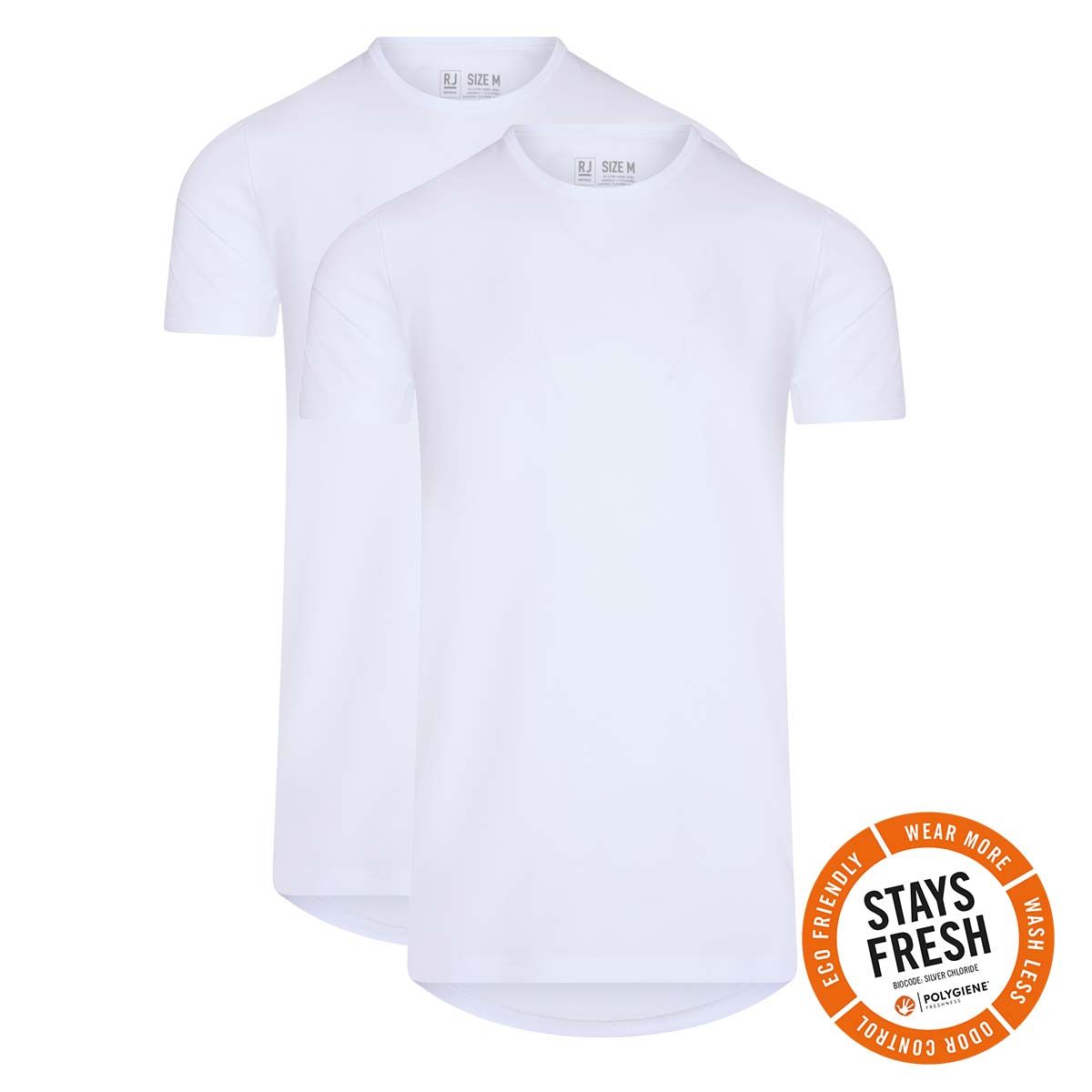 RJ Bodywear Everyday Roermond T-shirt (2-pack), heren T-shirt , wit