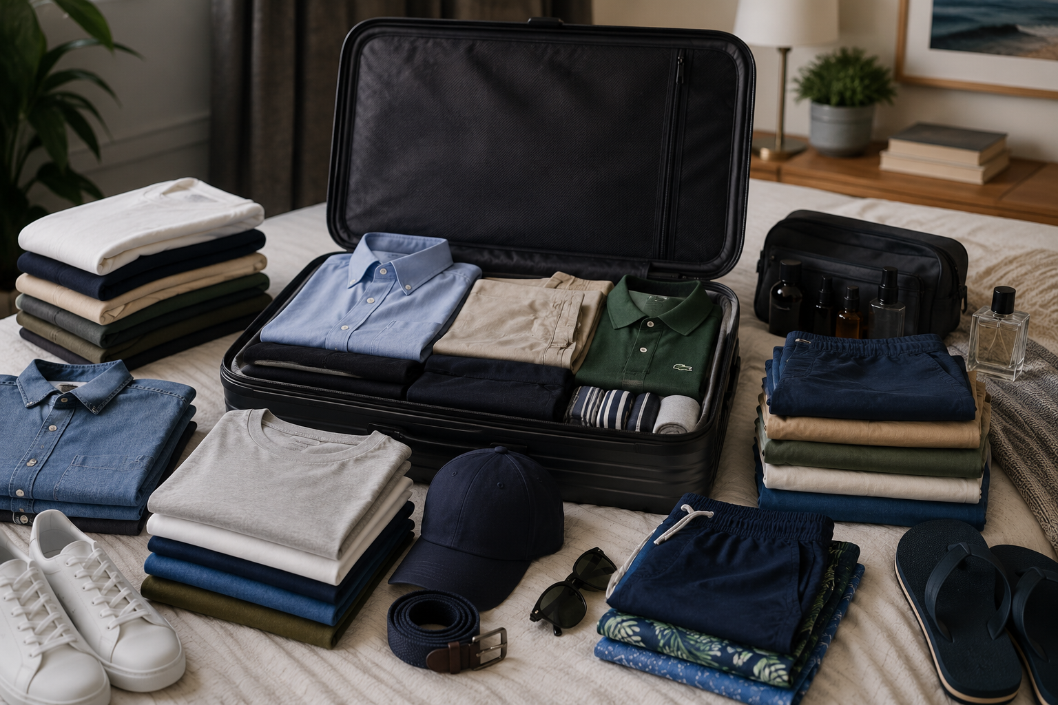 Wat neem je mee op vakantie? De complete paklijst voor mannen