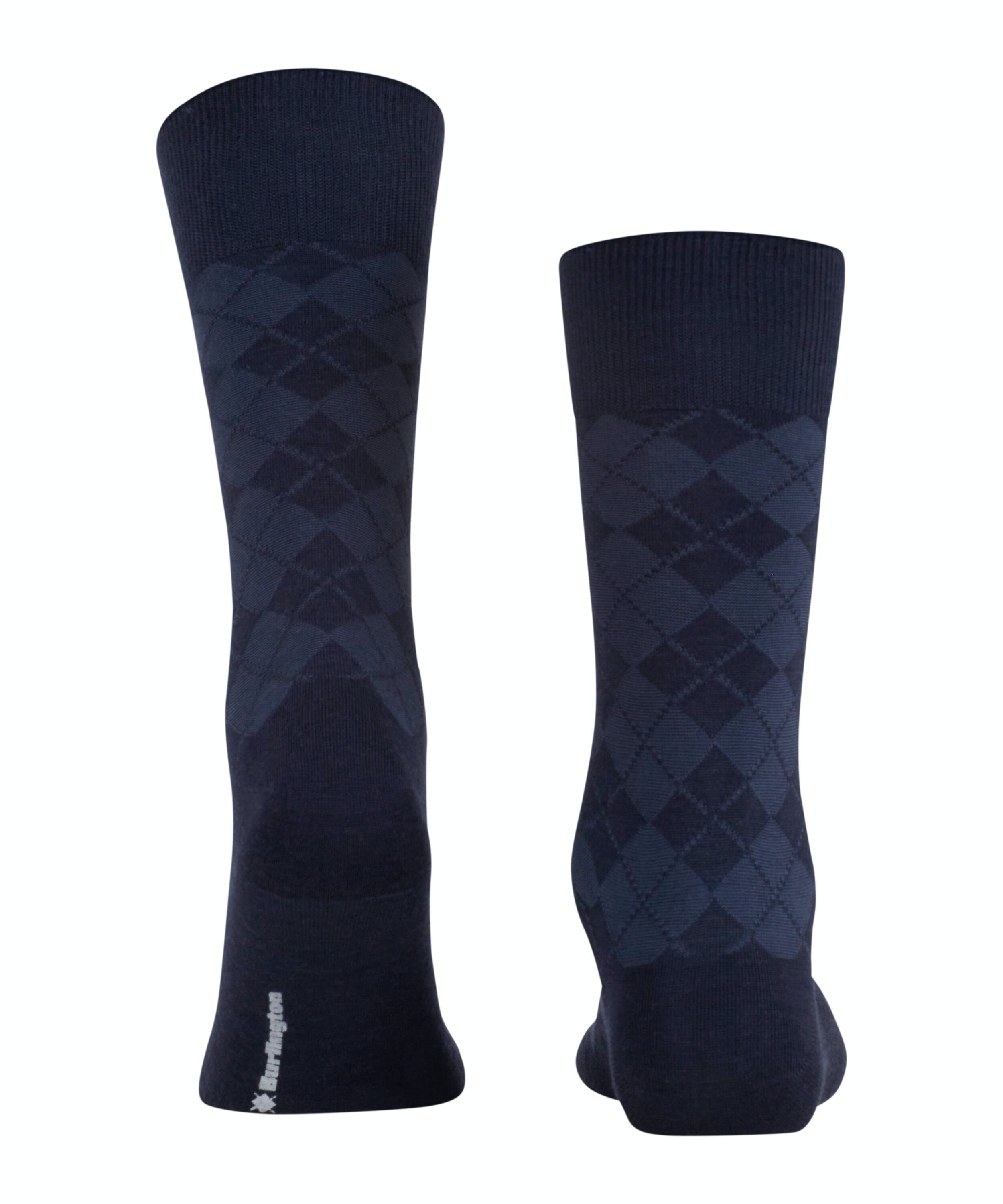 Burlington Leyton herensokken, blauw (marine)