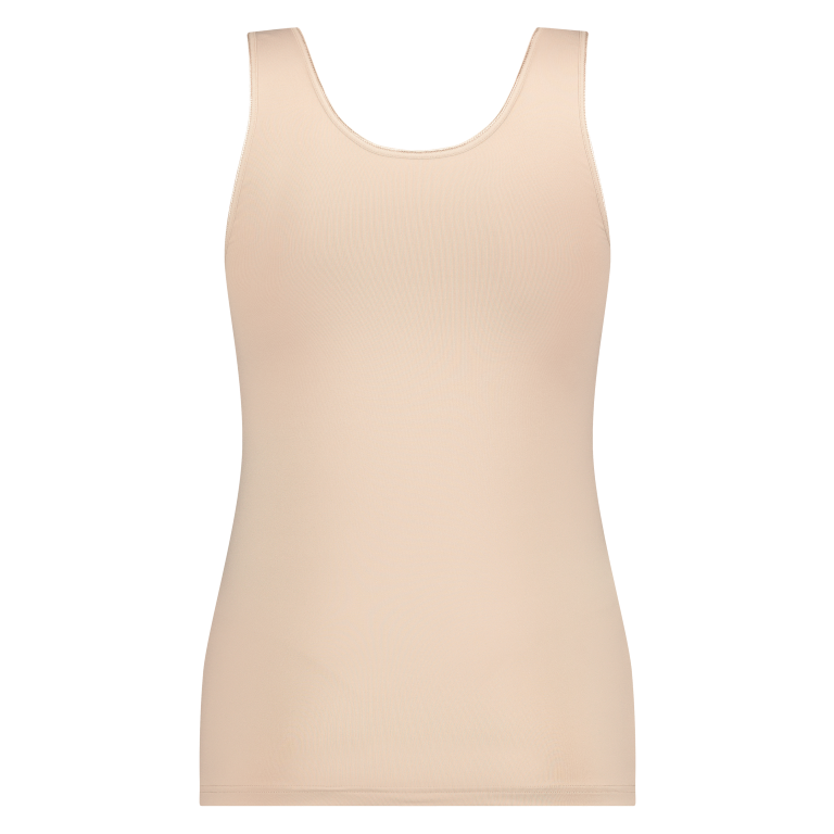RJ Bodywear Pure Color dames shirt  (1-pack), lichtbruin