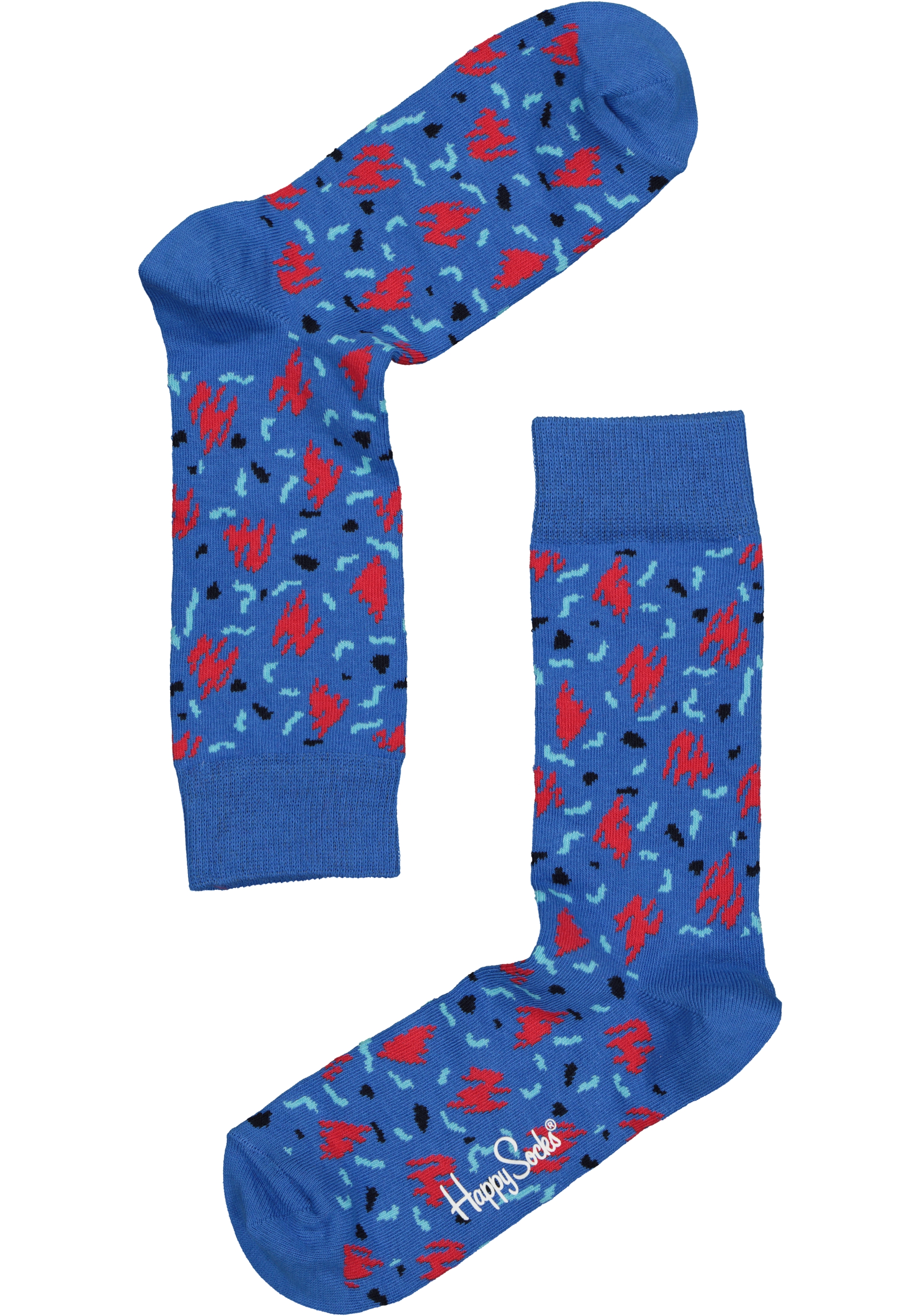 Happy Socks, Navy Gift Box in rood-wit-blauw