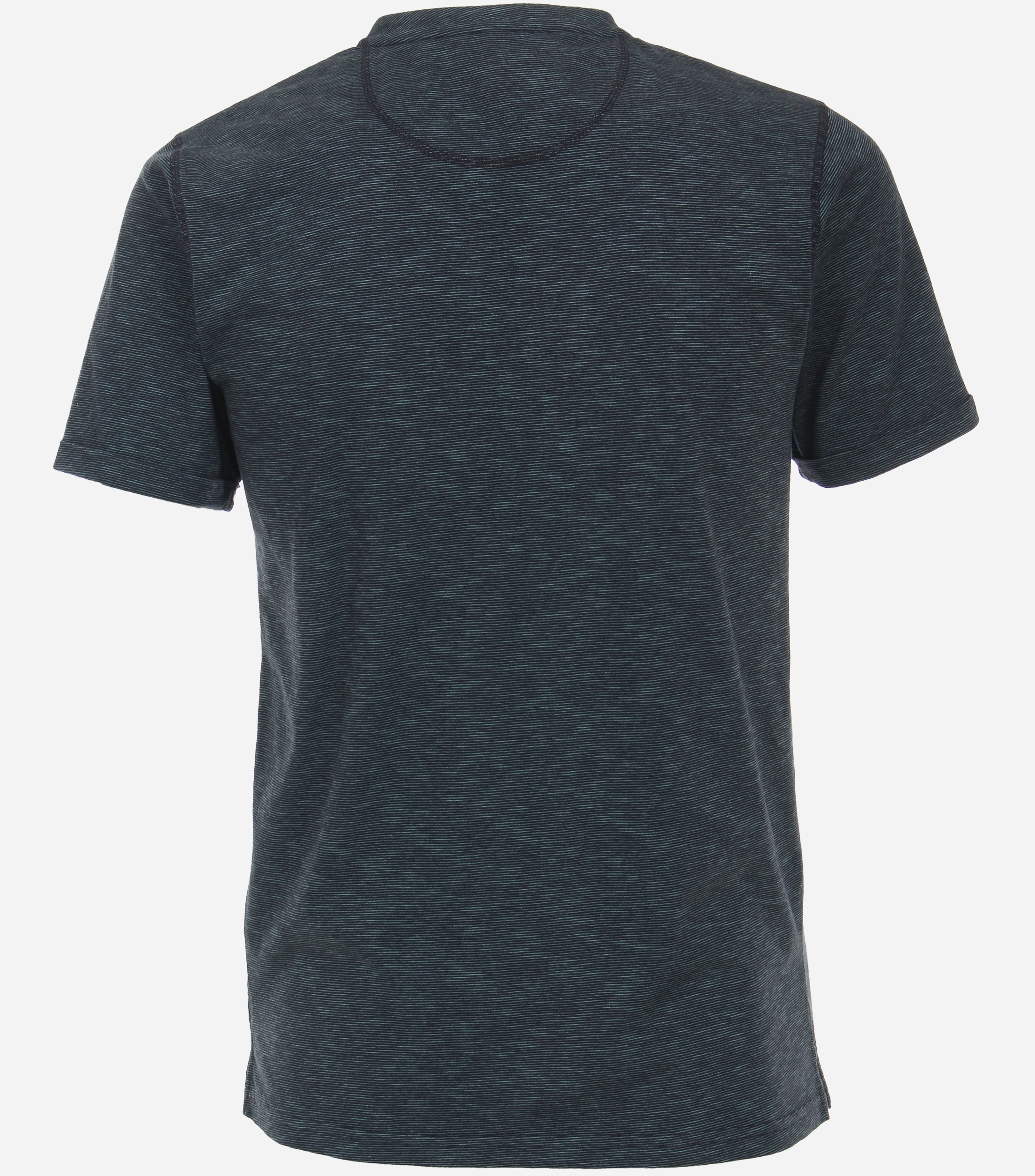 CASA MODA comfort fit heren T-shirt, turquoise dessin