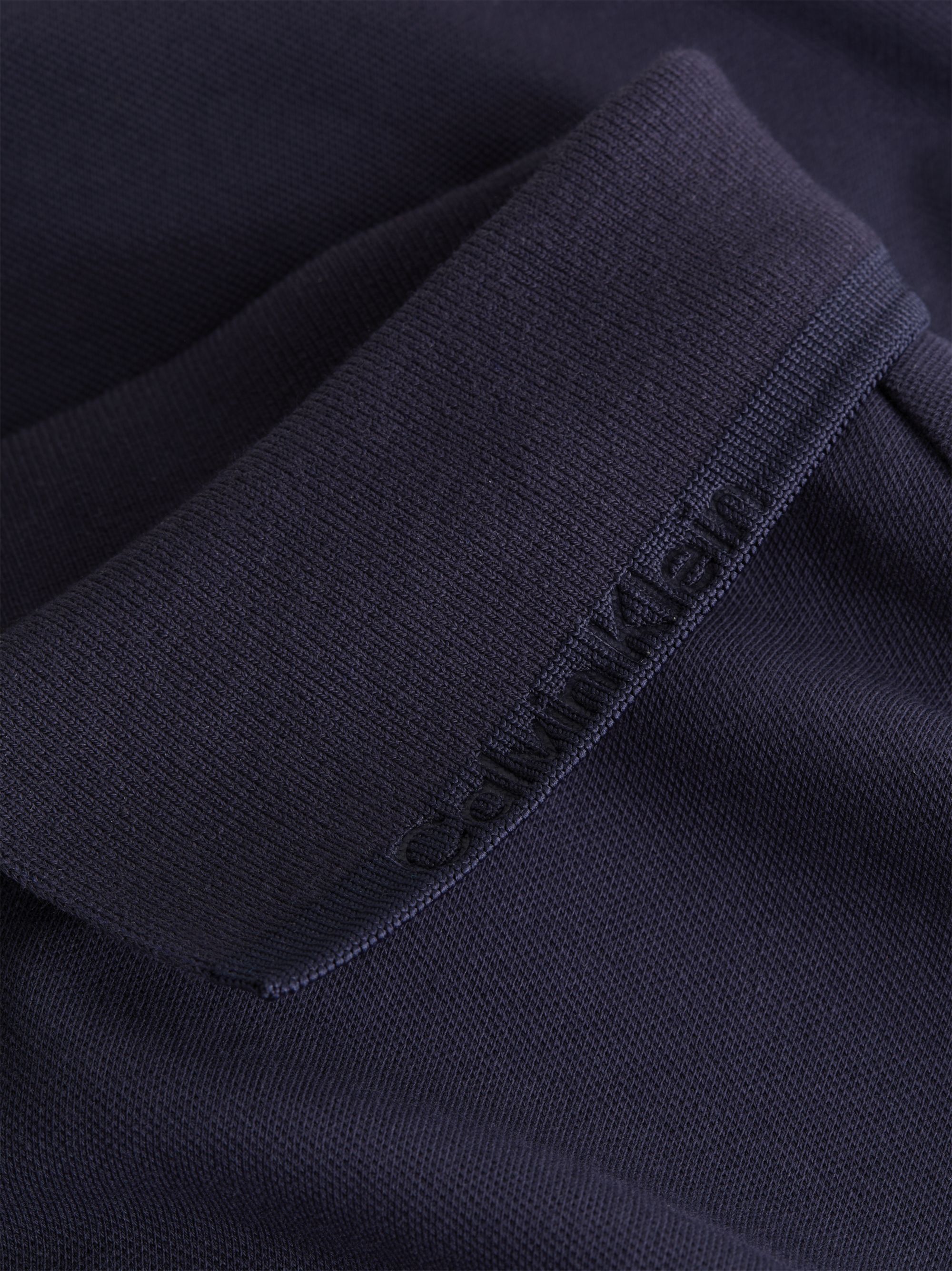 Calvin Klein Thermo Tech Pique Slim Polo, heren poloshirt, donkerblauw