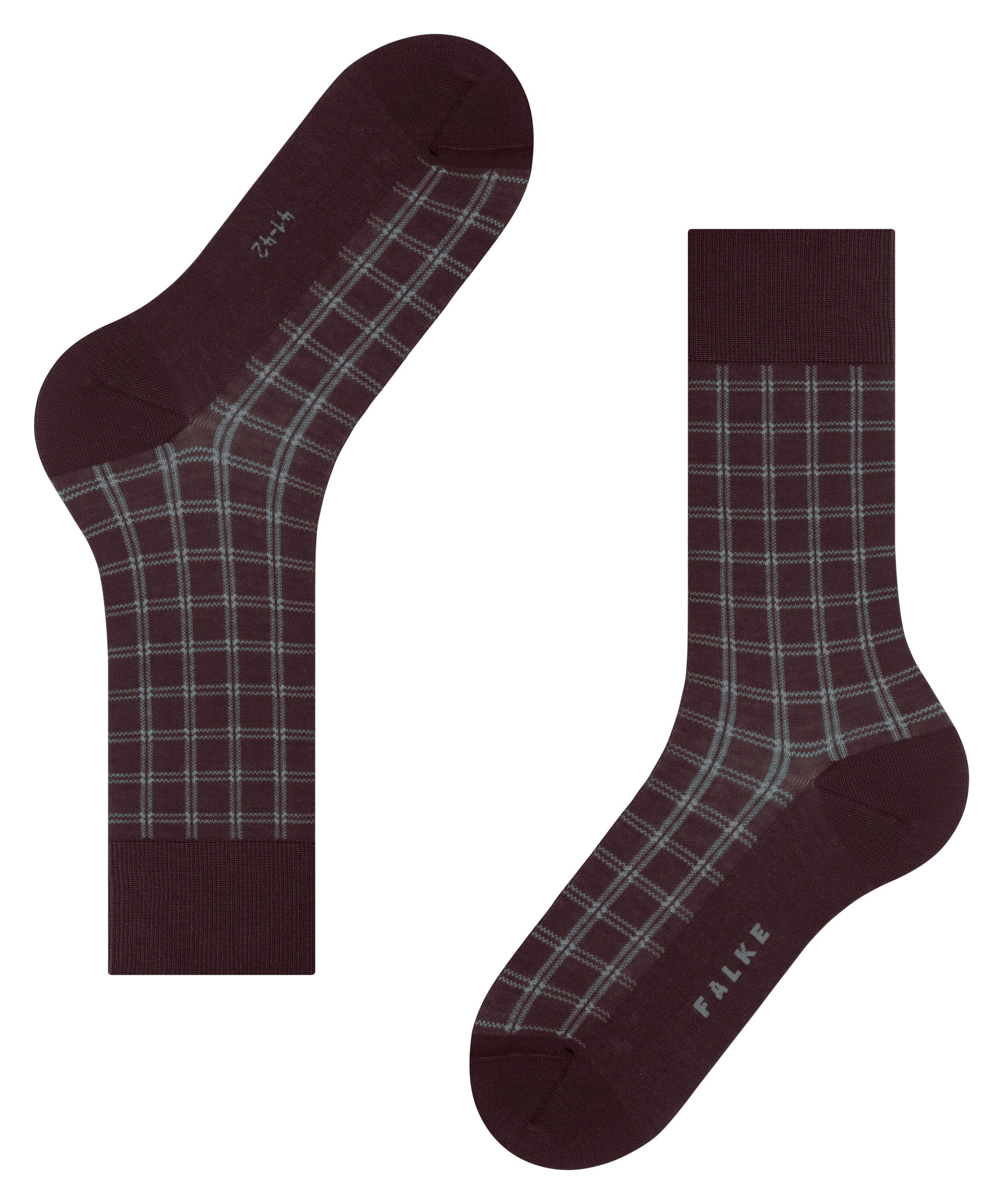 FALKE Modern Tailor herensokken, donkerrood (barolo)