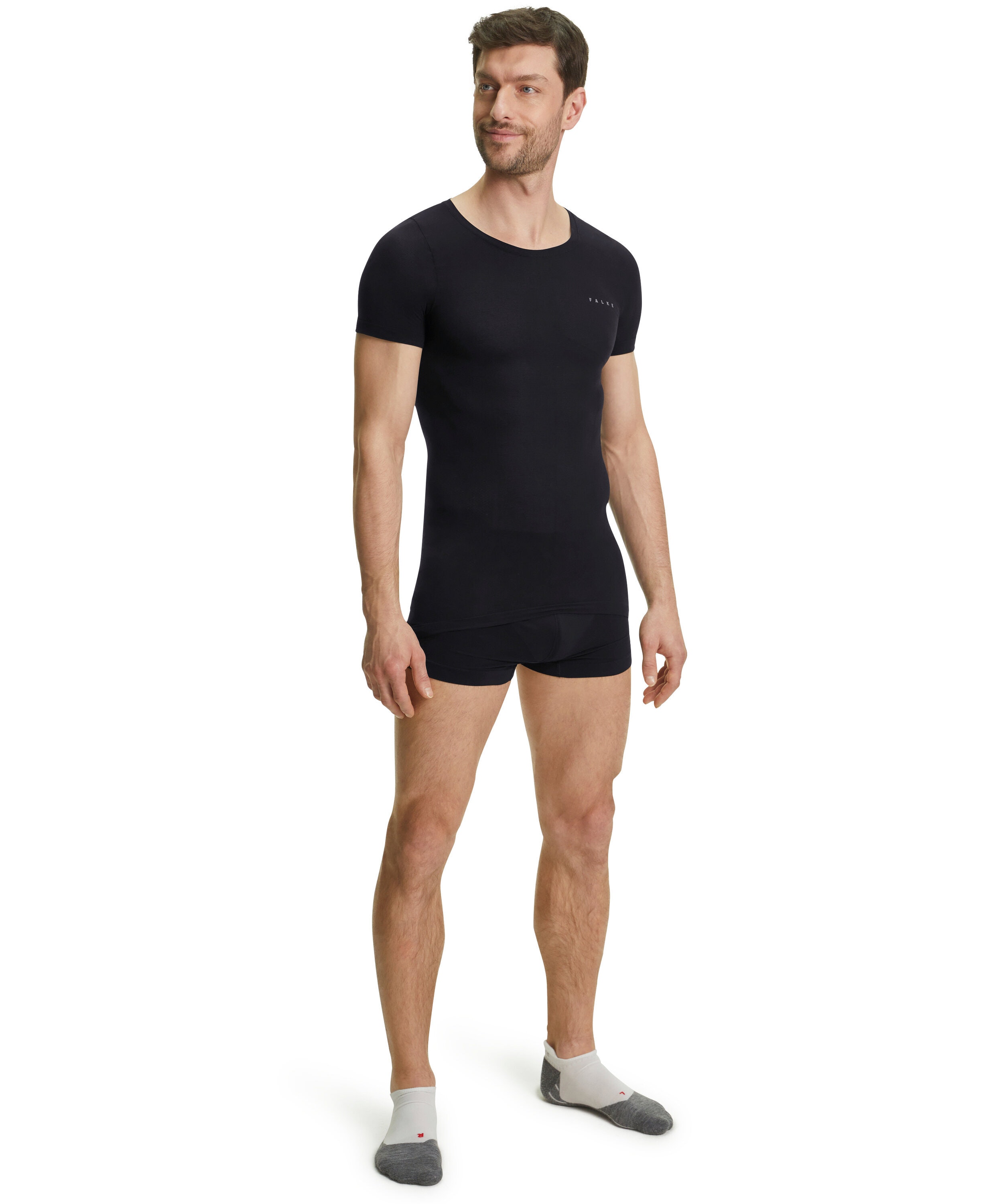 FALKE heren T-shirt Ultralight Cool, thermoshirt, zwart (black)