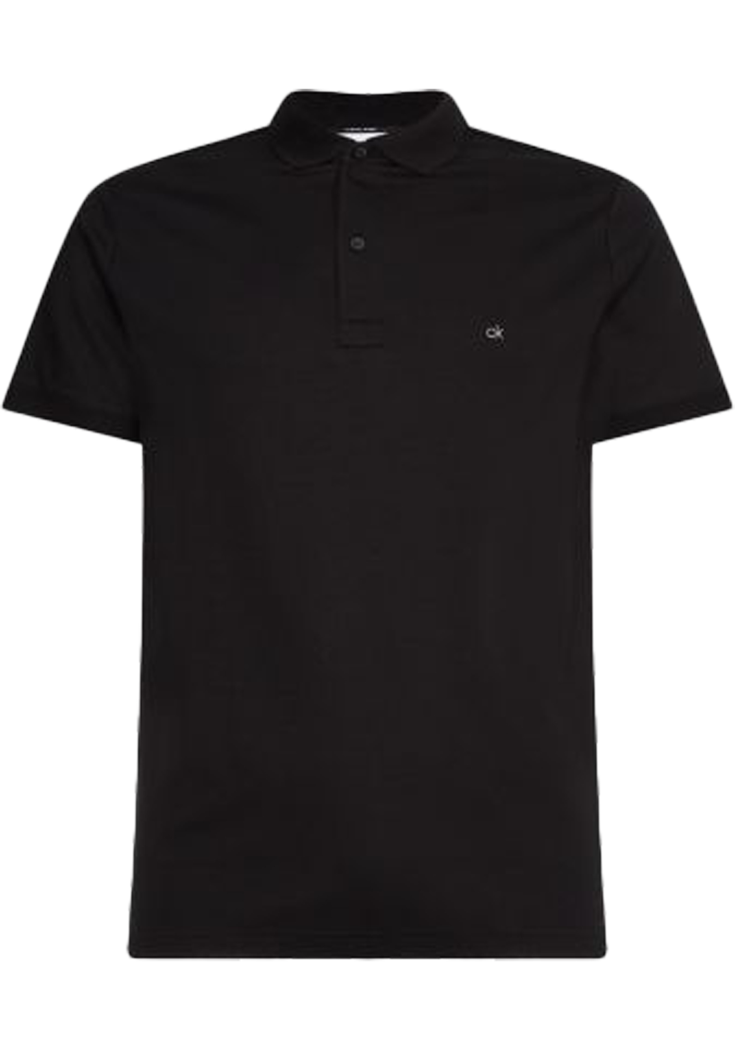 Calvin Klein Liquid Touch Slim Polo, zwart