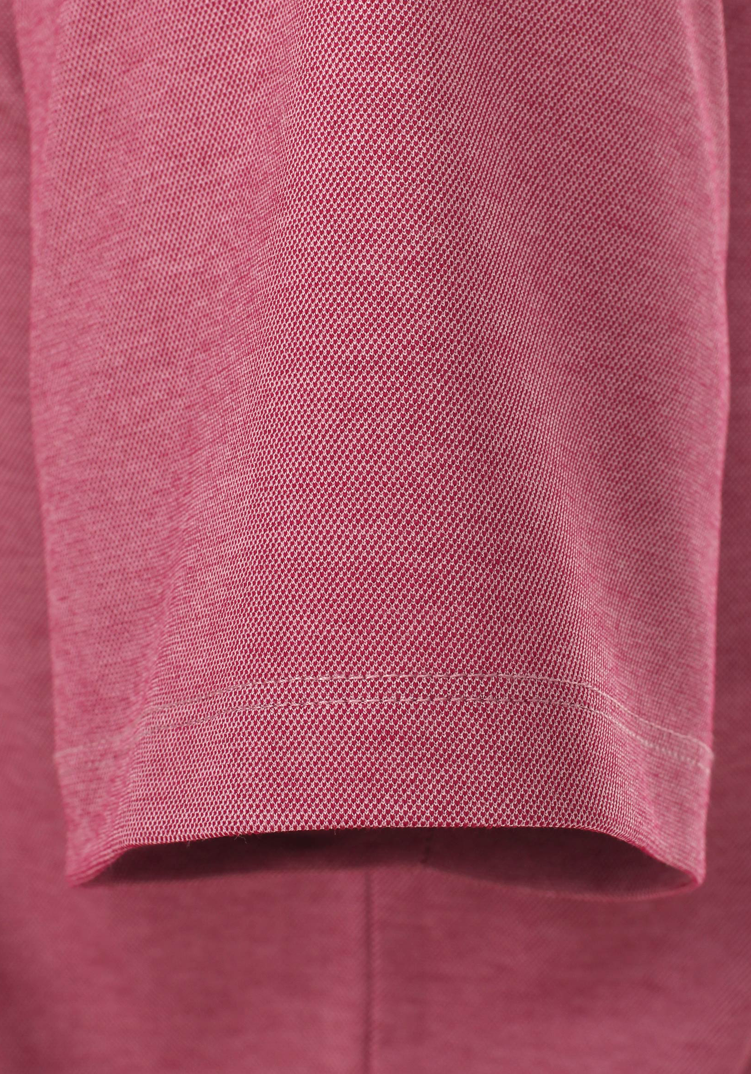 CASA MODA comfort fit poloshirt, donker roze melange