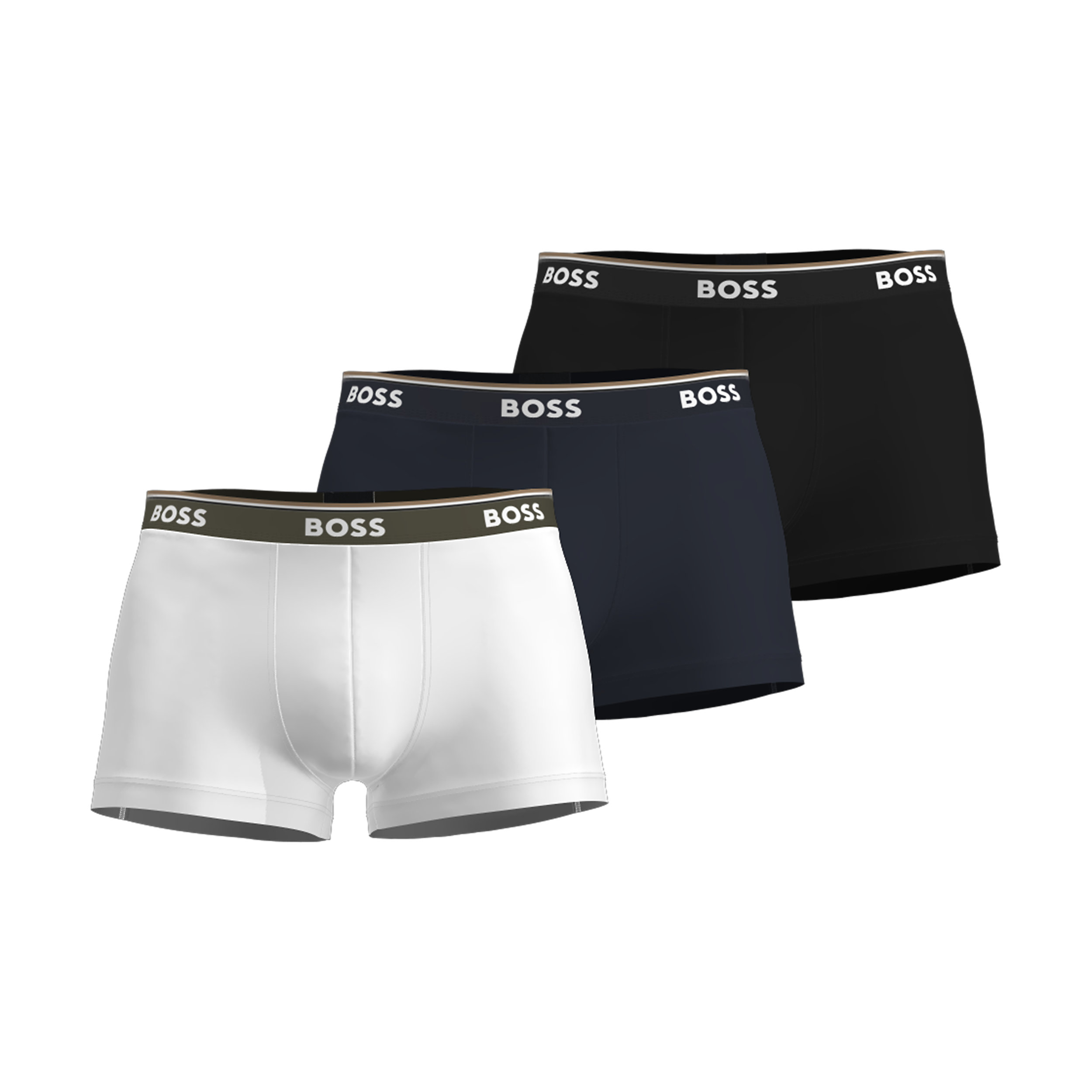 HUGO BOSS Power trunks (3-pack), heren boxers kort, multicolor