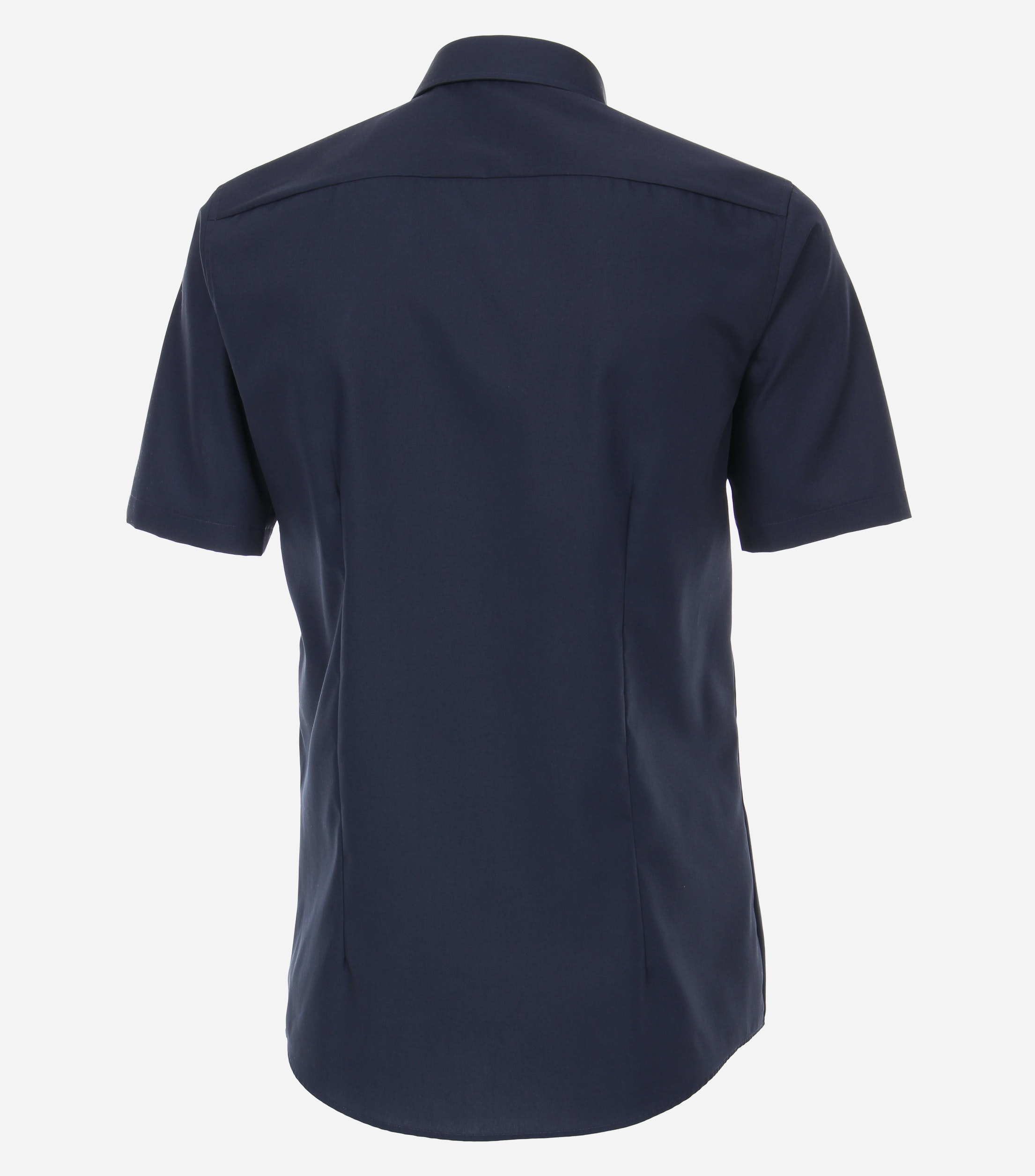 VENTI modern fit overhemd, korte mouw, popeline, blauw