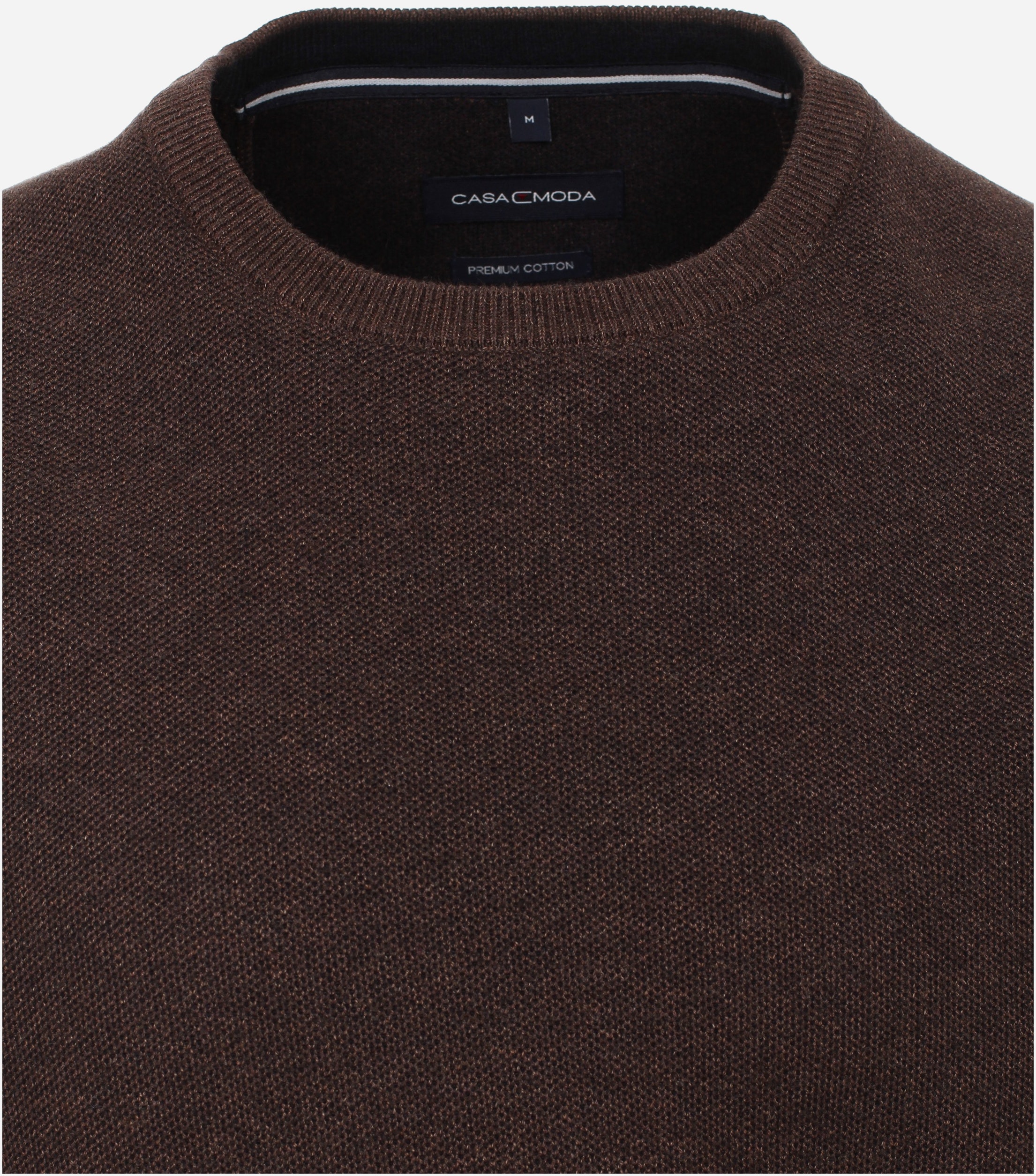 CASA MODA comfort fit trui, bruin melange
