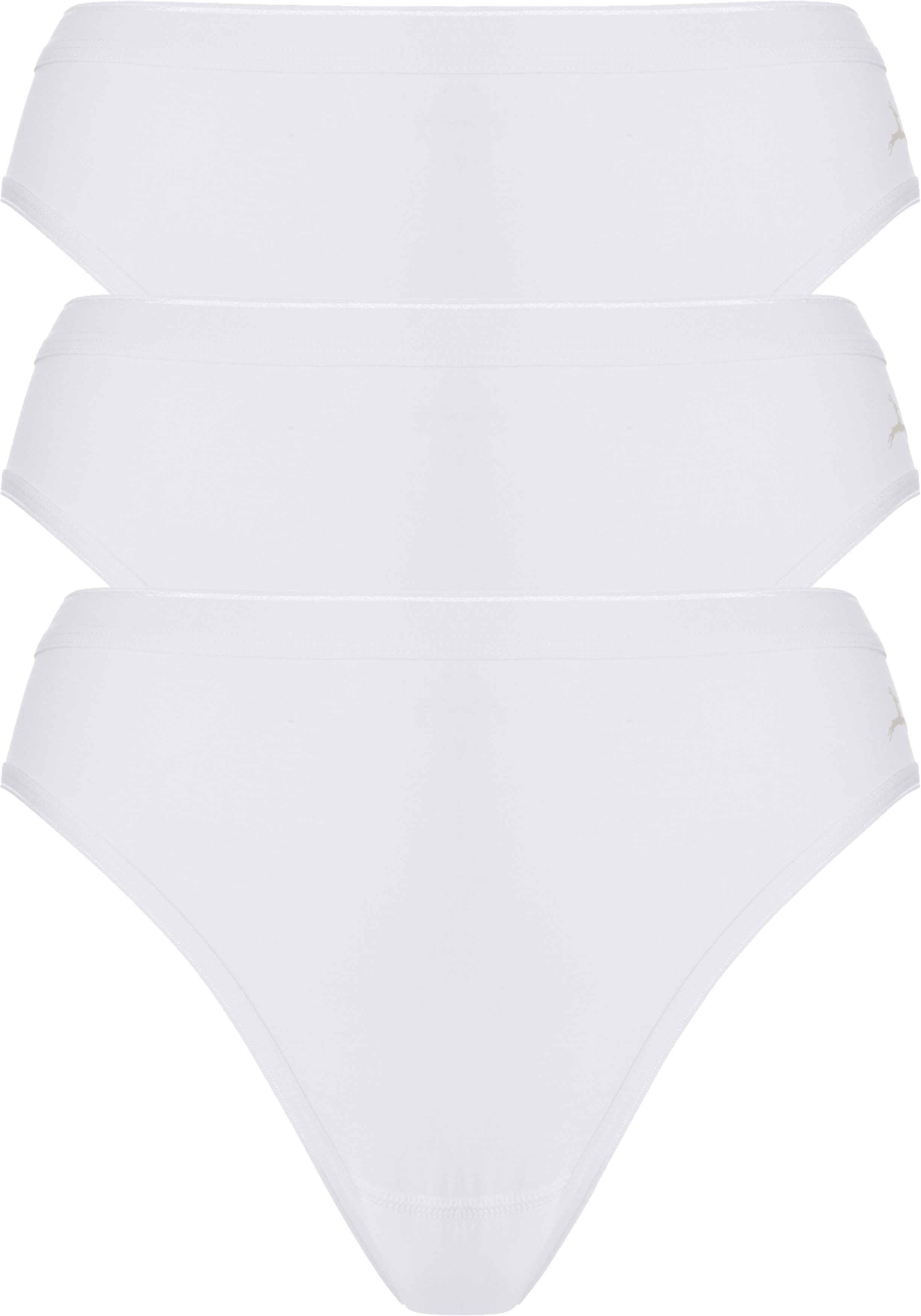 TEN CATE Basic women rio (3-pack), dames slips lage taille, wit