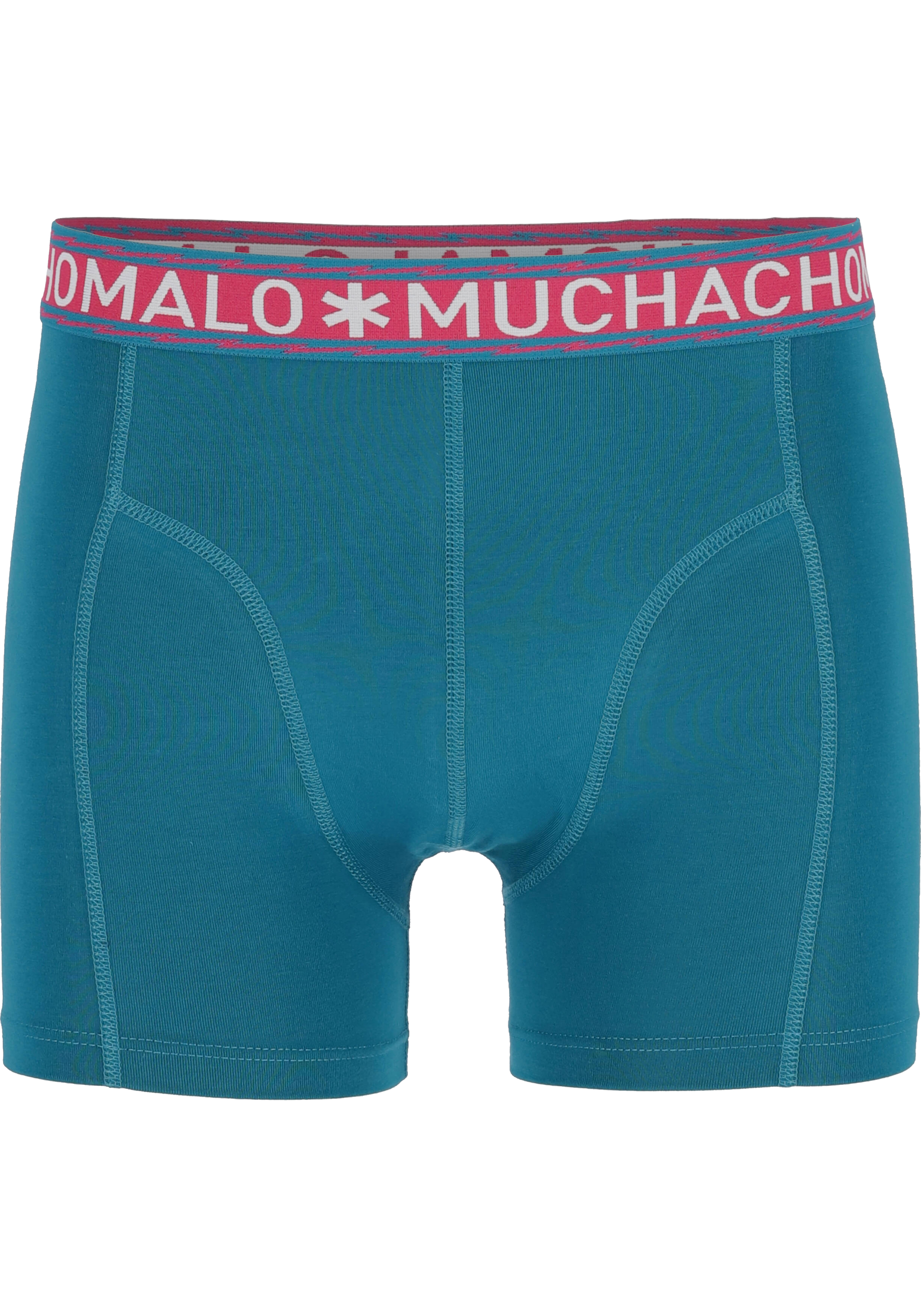 Muchachomalo heren boxershorts (3-pack), heren boxers normale lengte Solid, roze, petrol, zwart