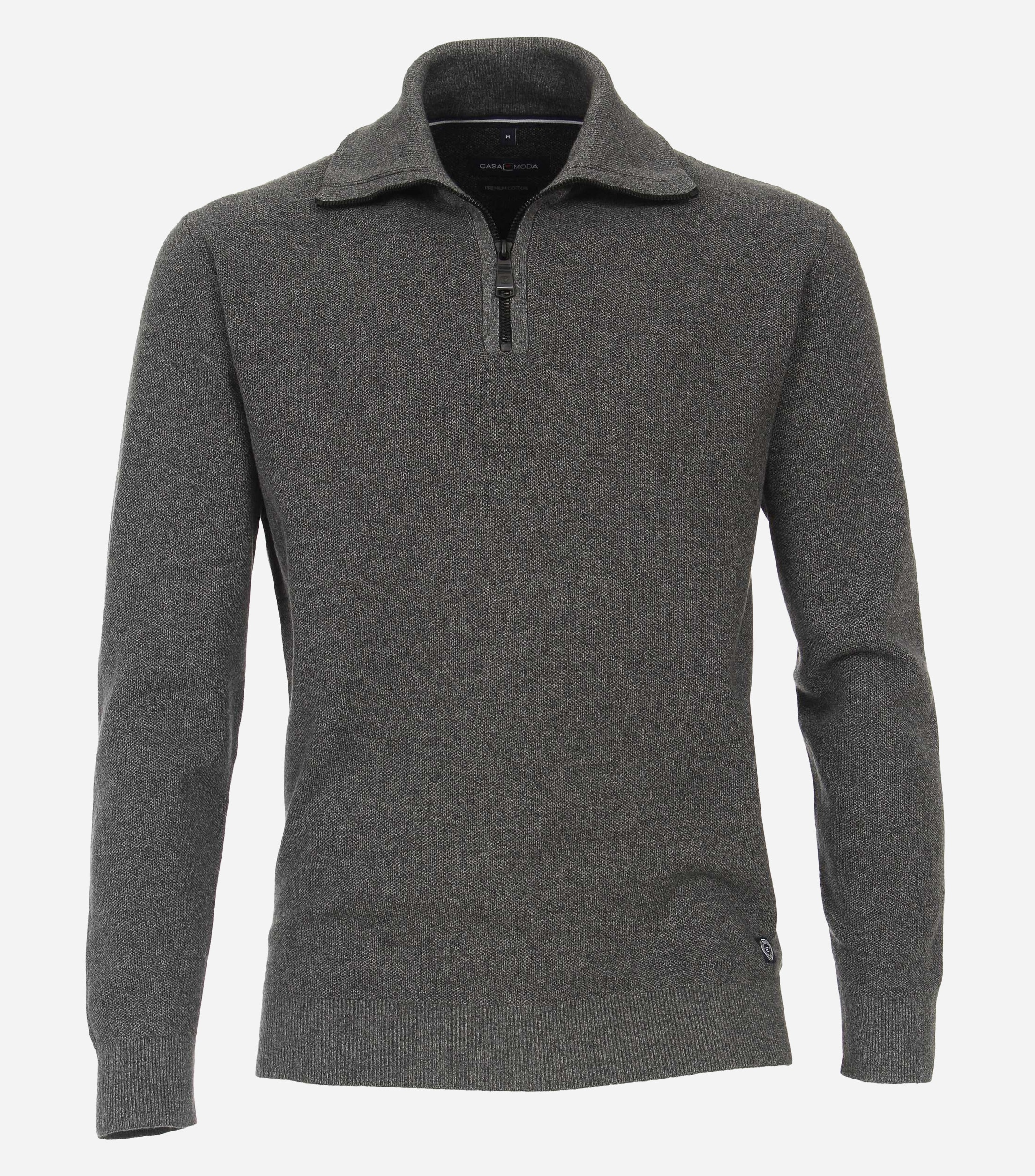 CASA MODA comfort fit schipperstrui, grijs melange