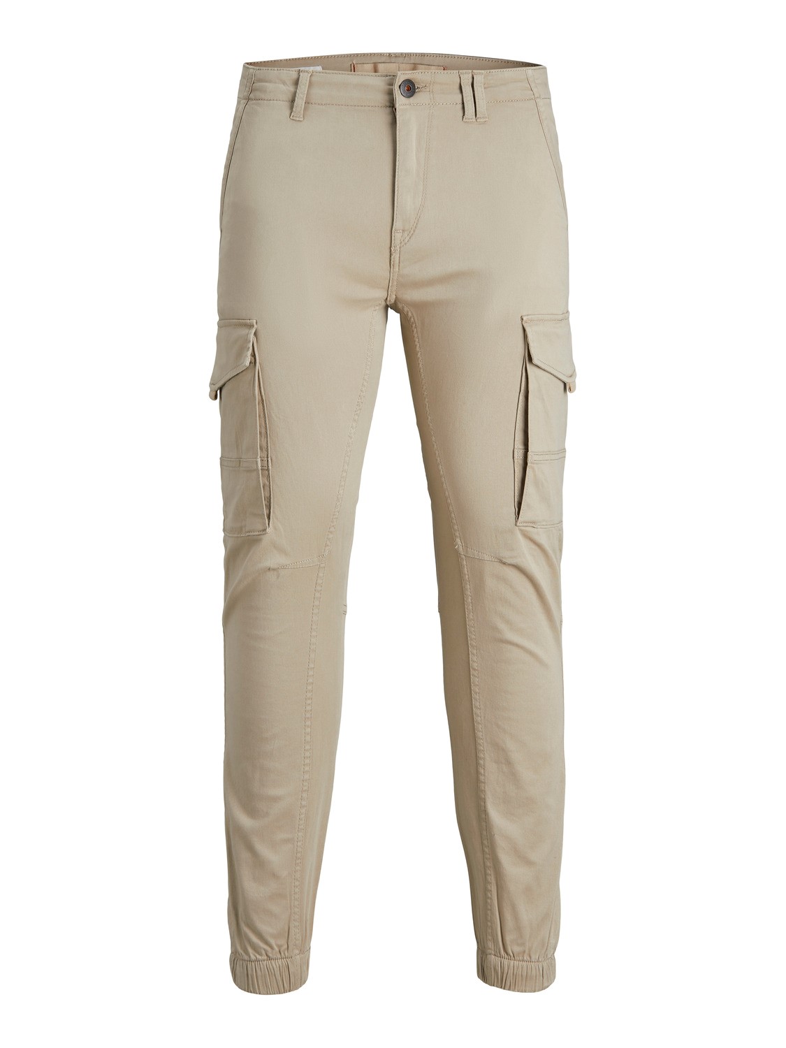 JACK & JONES Paul Lake Cargo loose fit, heren cargo broek, beige