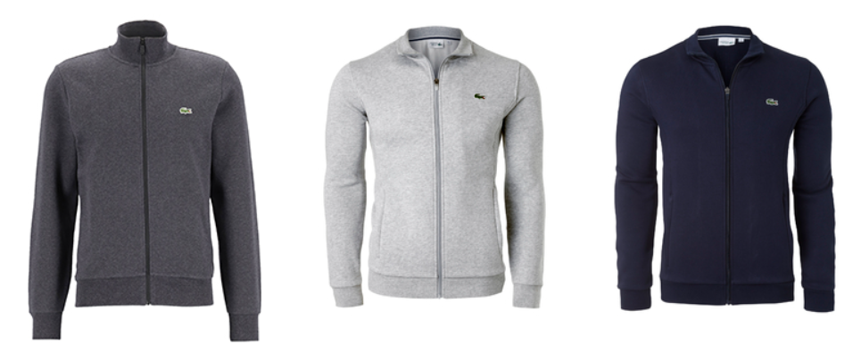 Lacoste heren sweatvest Lacoste heren sweatvest