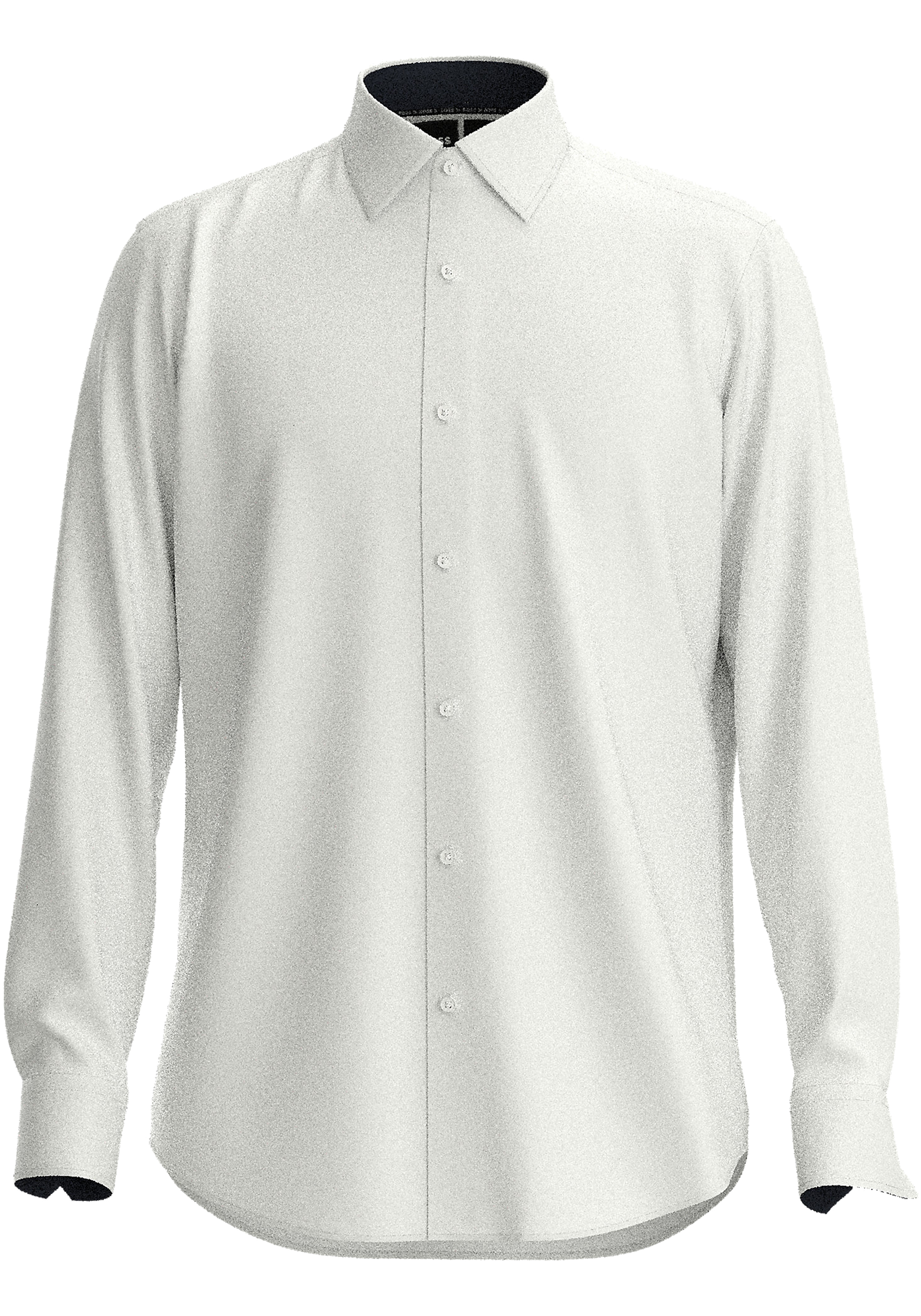BOSS Joe regular fit overhemd, twill, wit