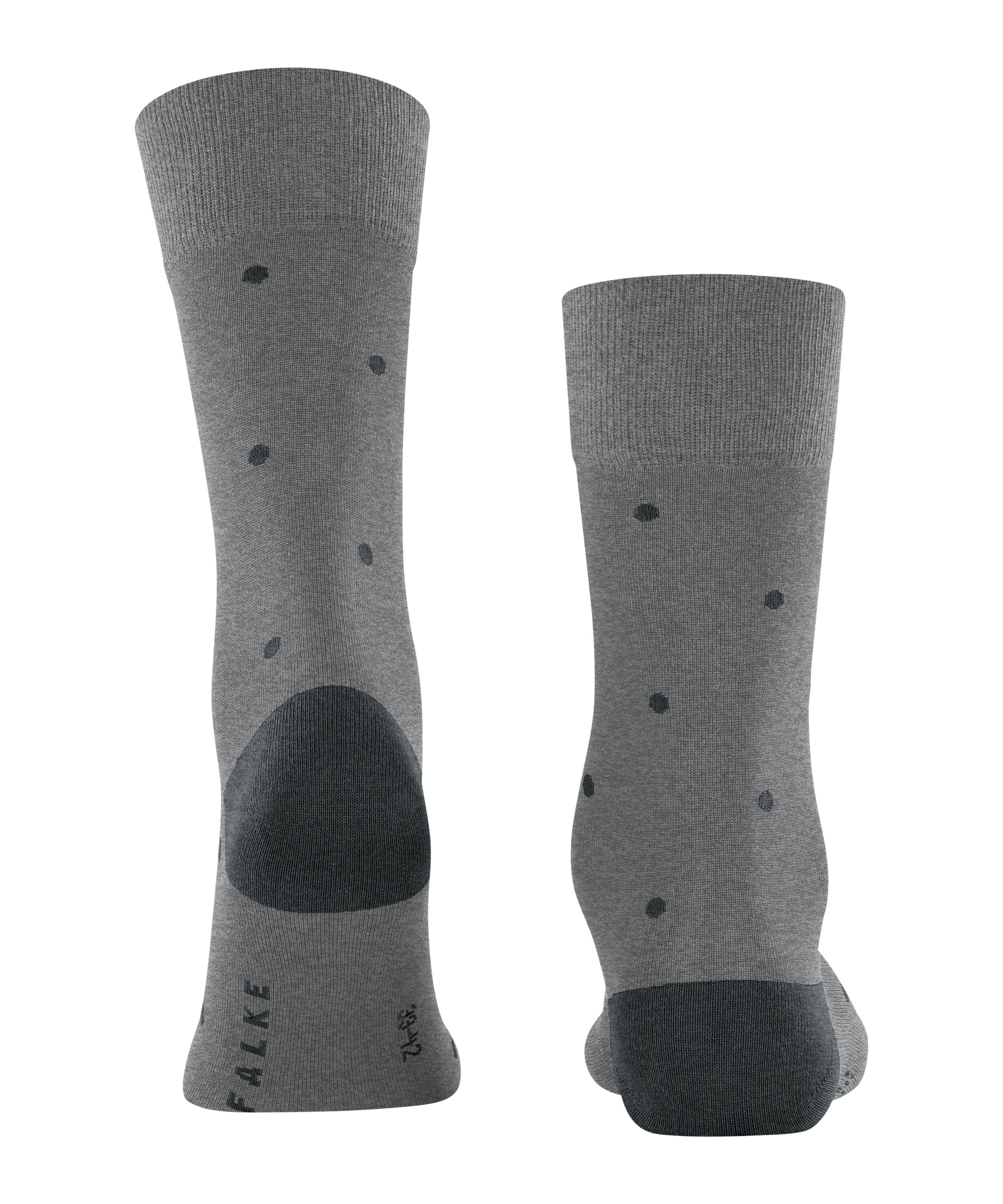 FALKE Dot herensokken, grijs melange (steel mel.)