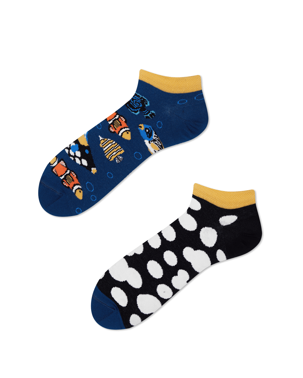 Many Mornings unisex enkelsokken, Tropical Fish Low