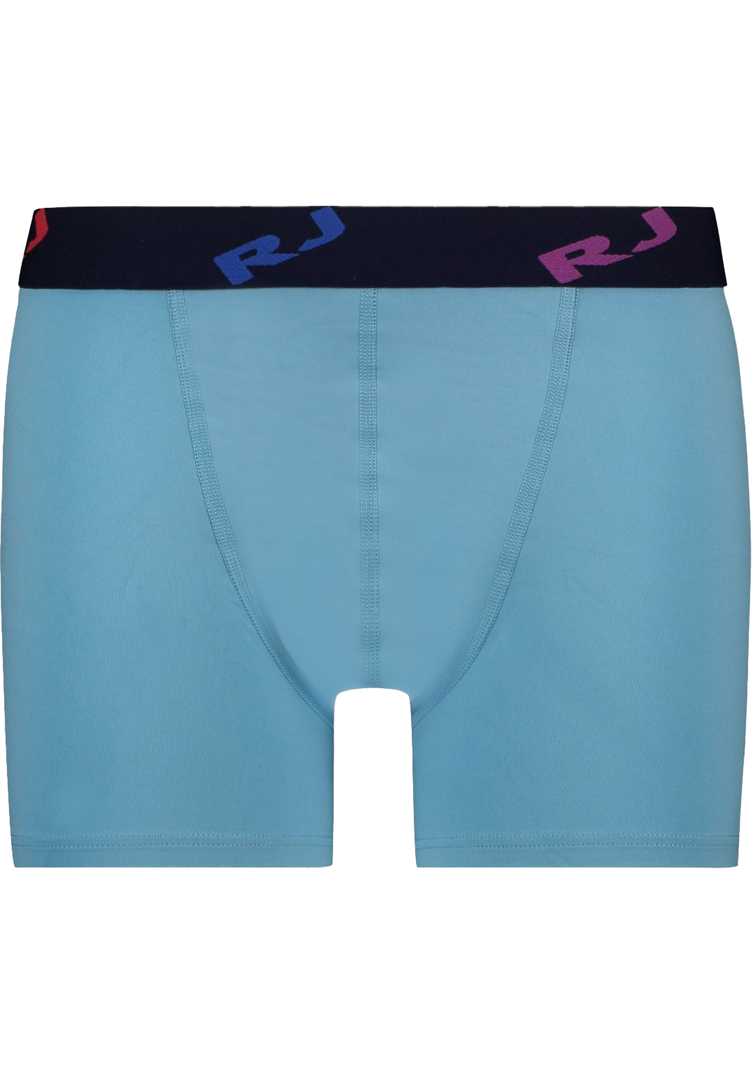 RJ Bodywear Pure Color boxer (1-pack), heren boxer lang, lichtblauw