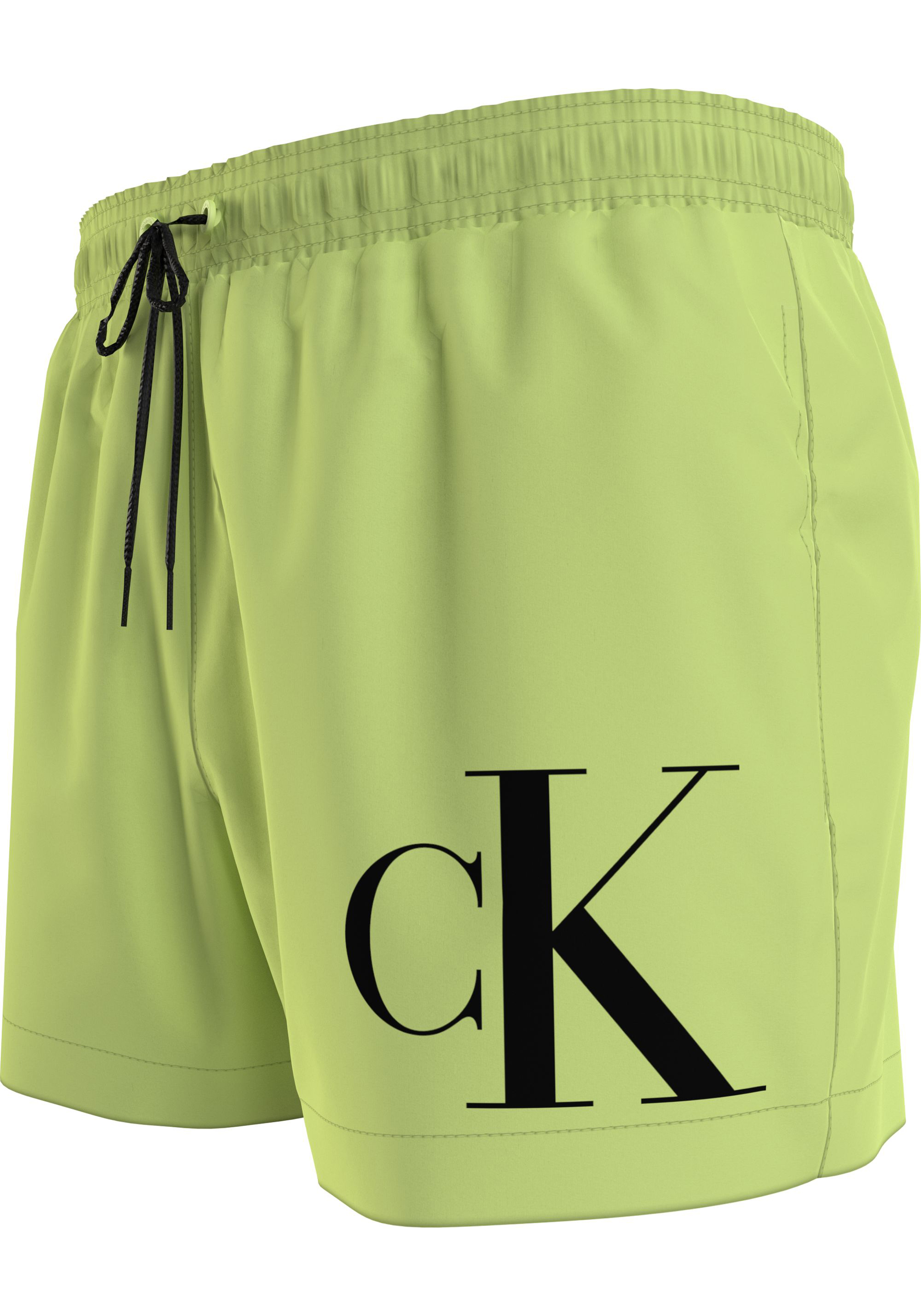 Calvin Klein Short Drawstring swimshort, heren zwembroek, limegroen