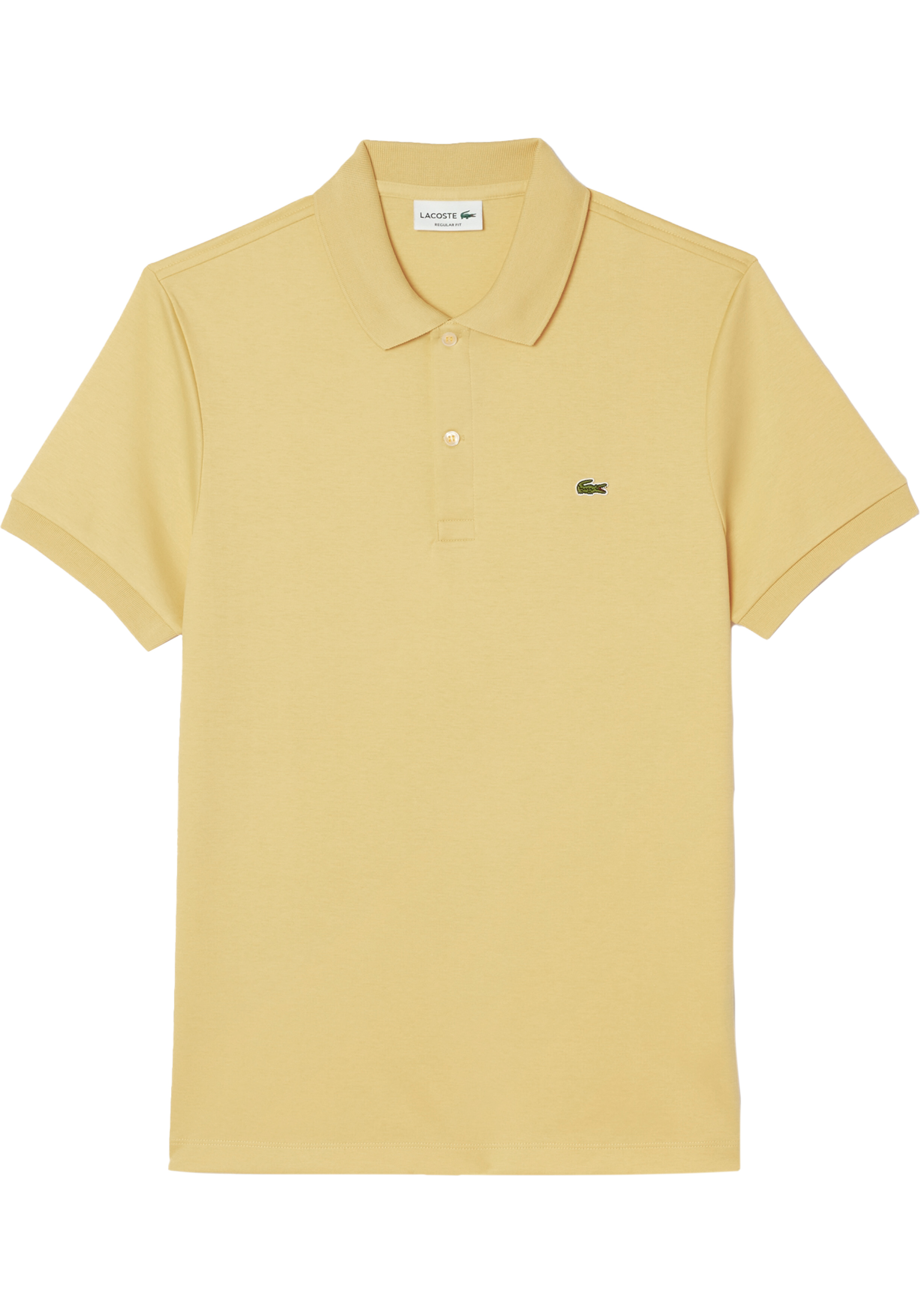Lacoste Ultra Soft Polo Regular Fit, geel melange