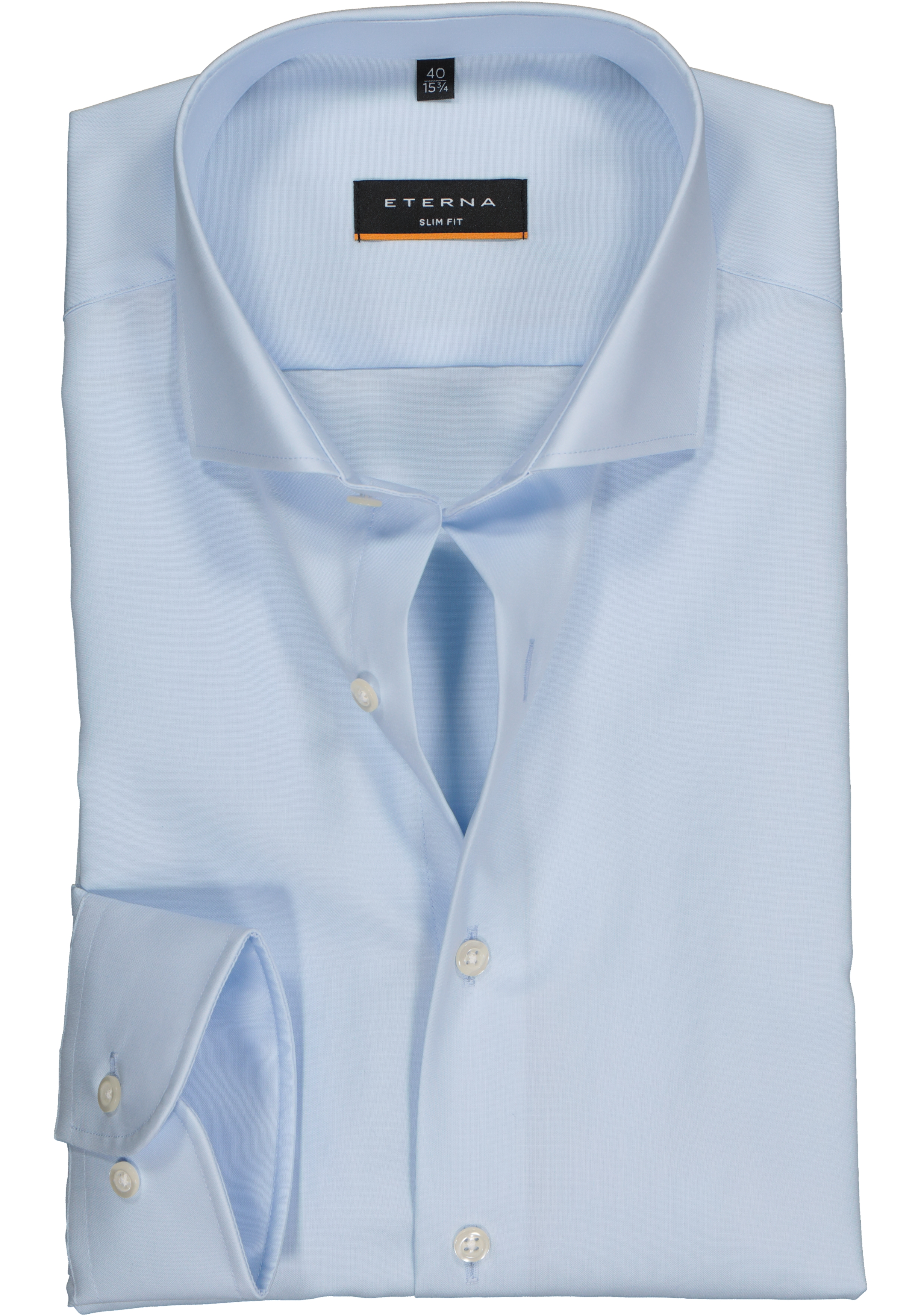 ETERNA slim fit overhemd, poplin heren overhemd, lichtblauw