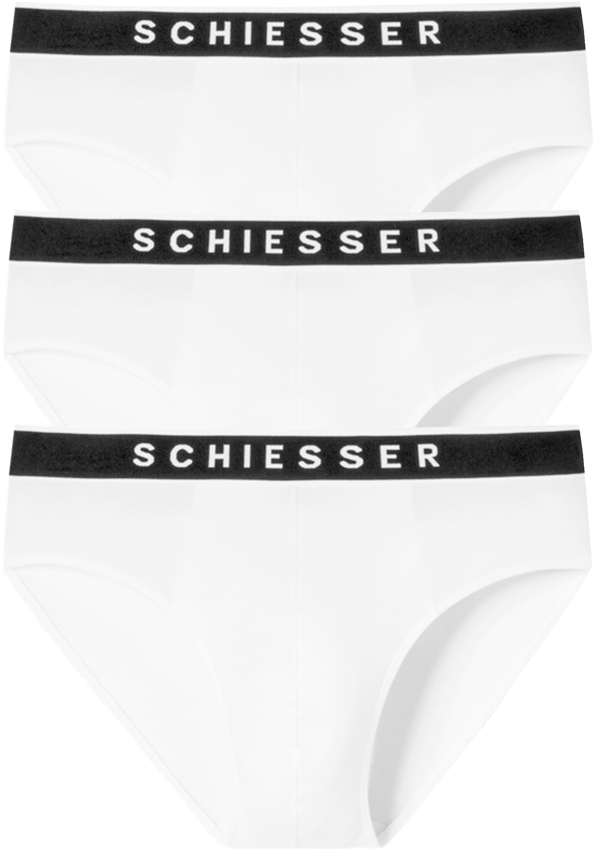 SCHIESSER 95/5 rio slips (3-pack), wit